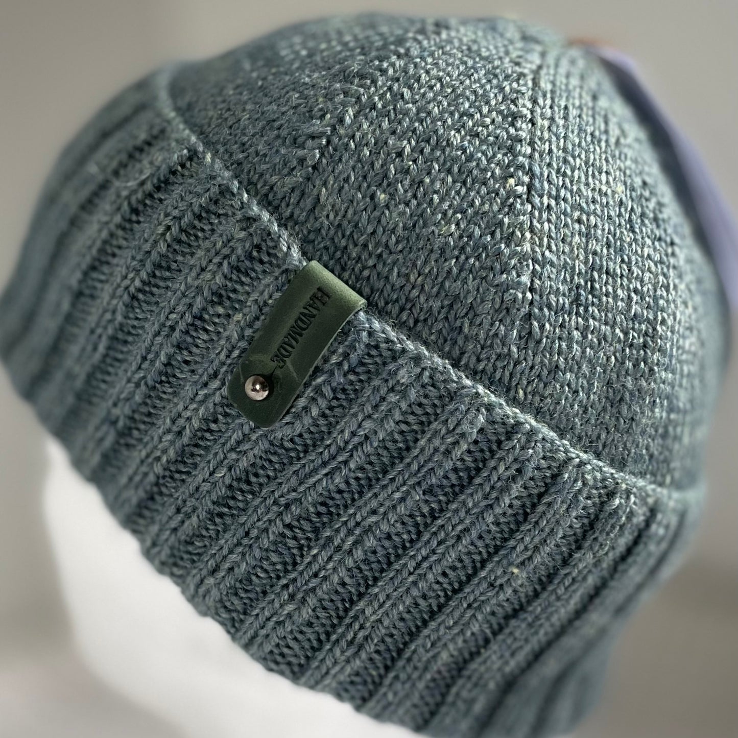 Arcadia Classic Hand Knitted Beanie - Pine