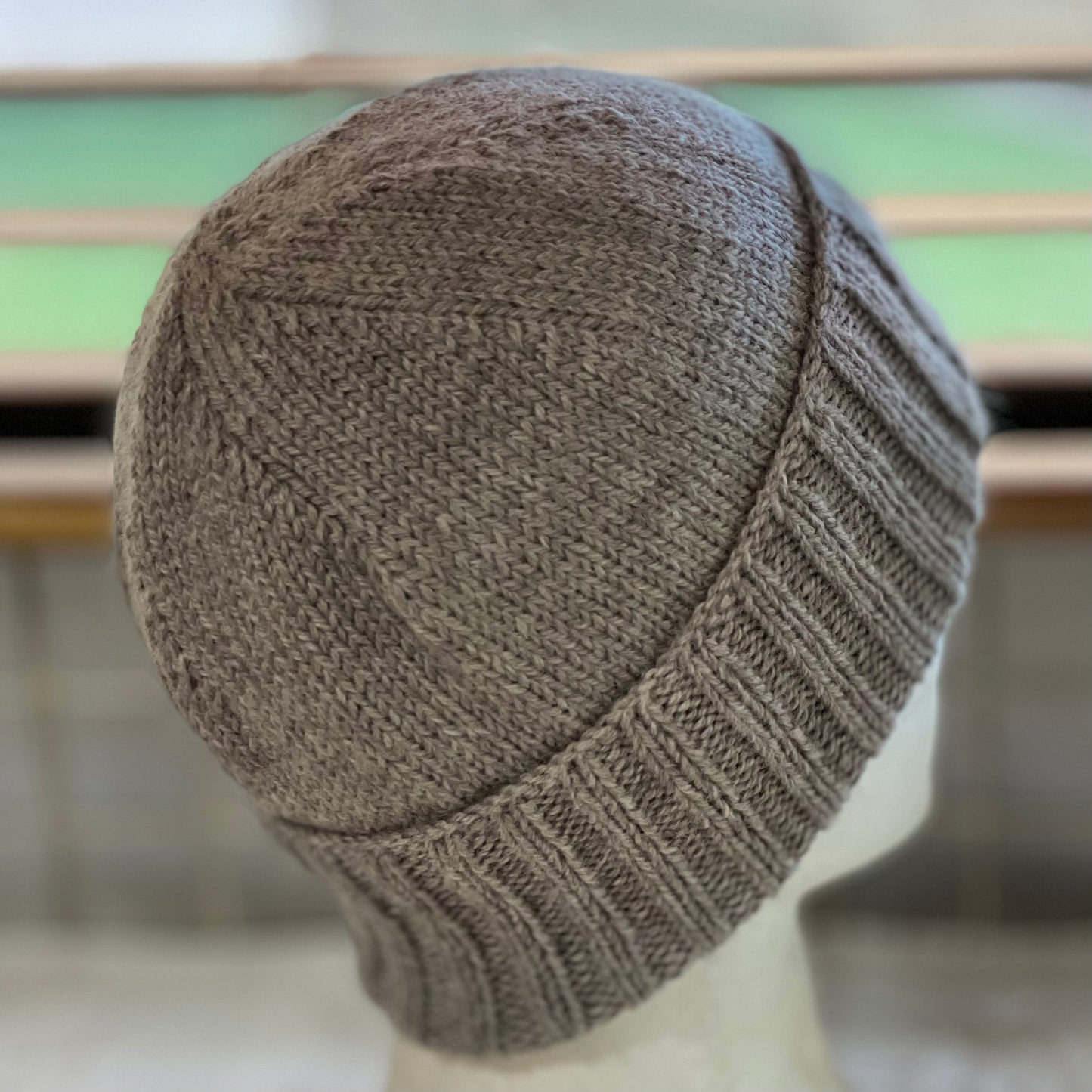 KeepSake Classic Knit Handmade Beanie - Swiss Brown