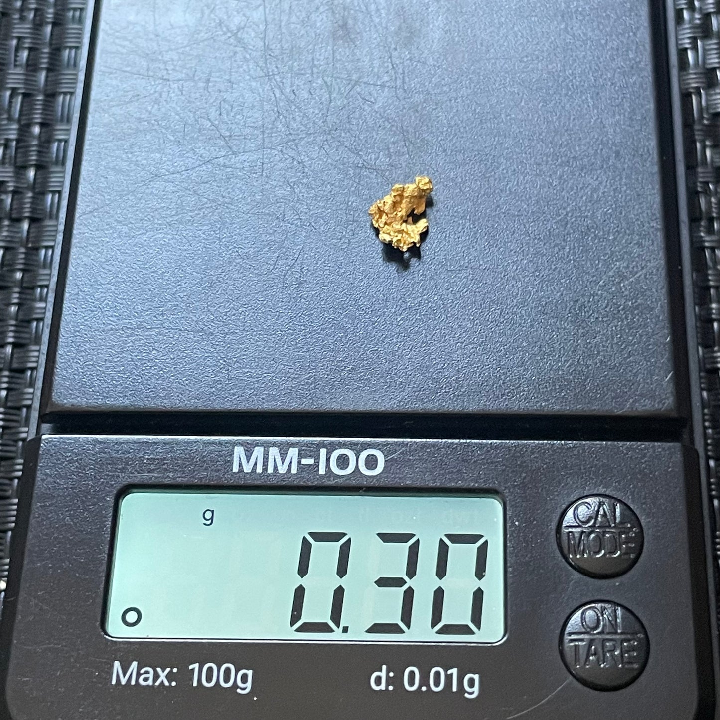 Natural Gold Nugget 0.3 grams