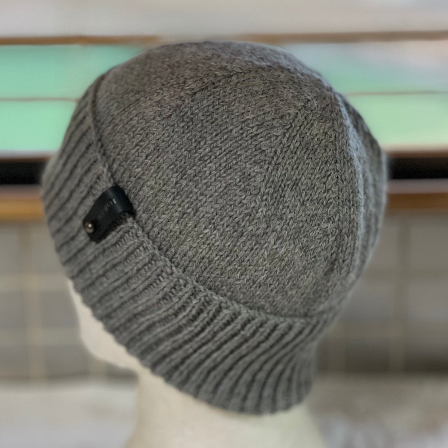 KeepSake Classic Hand Knitted Beanie - Silver