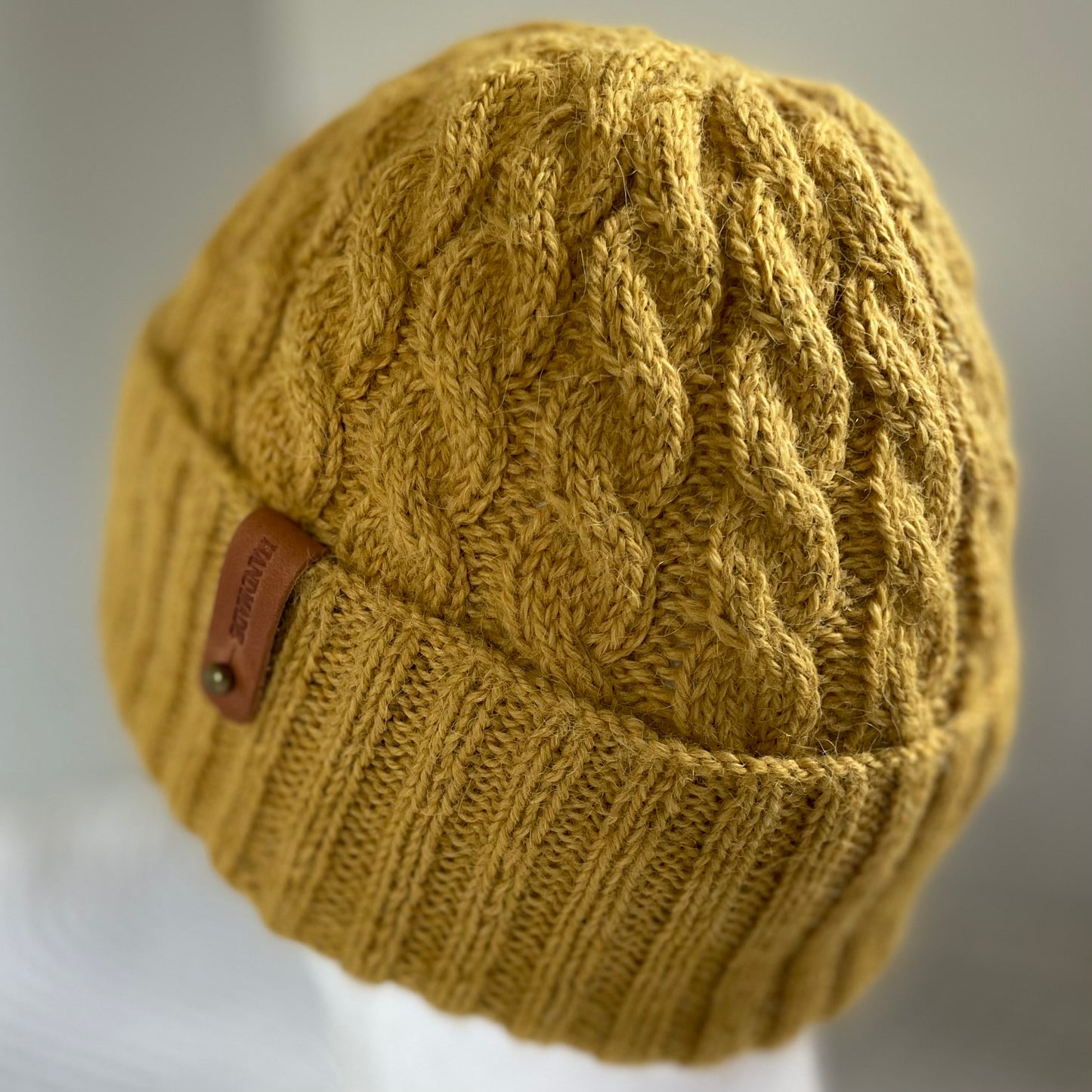 Heirloom Classic Cable Australian Alpaca Hand Knitted Beanie