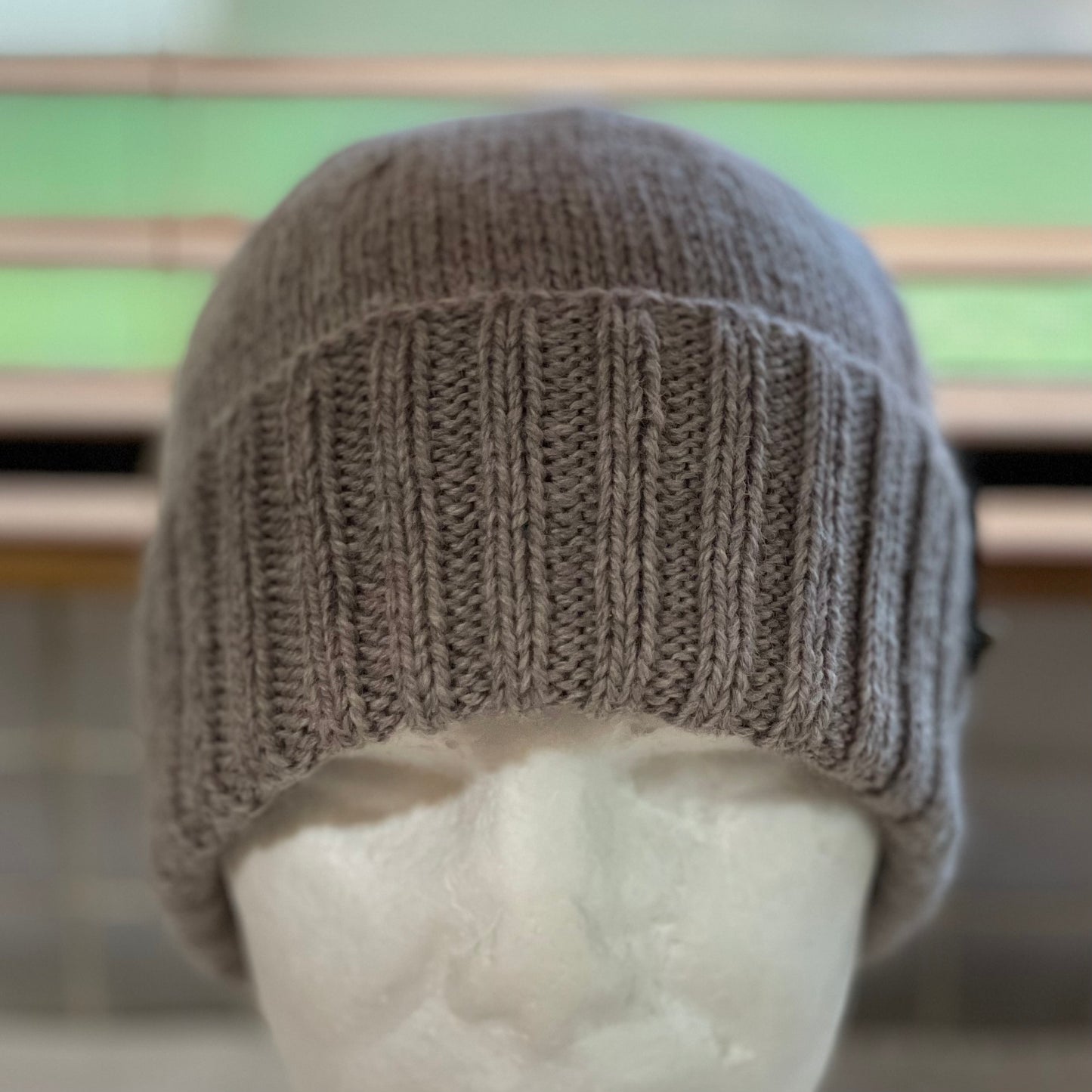 KeepSake Classic Knit Handmade Beanie - Swiss Brown