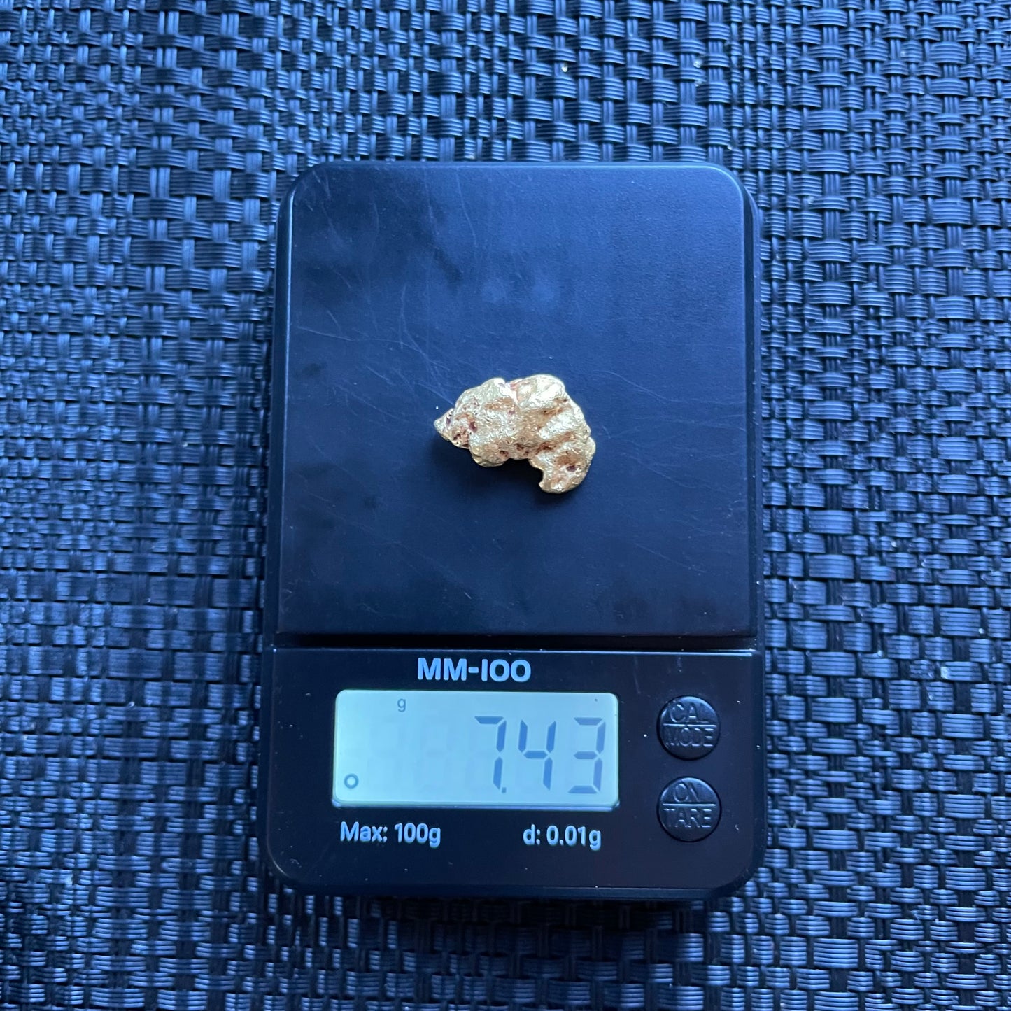 7.43 Gram Natural Gold Nugget