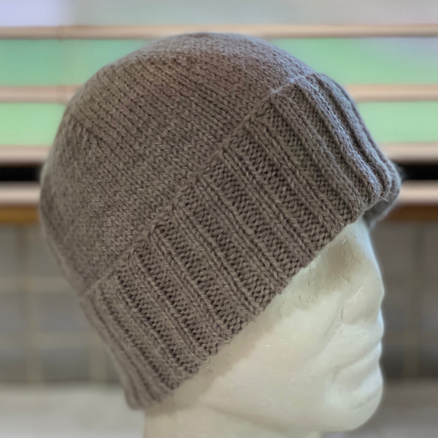 KeepSake Classic Knit Handmade Beanie - Swiss Brown