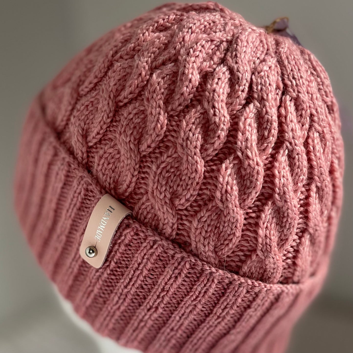 Arcadia Classic Cable Hand Knitted Beanie