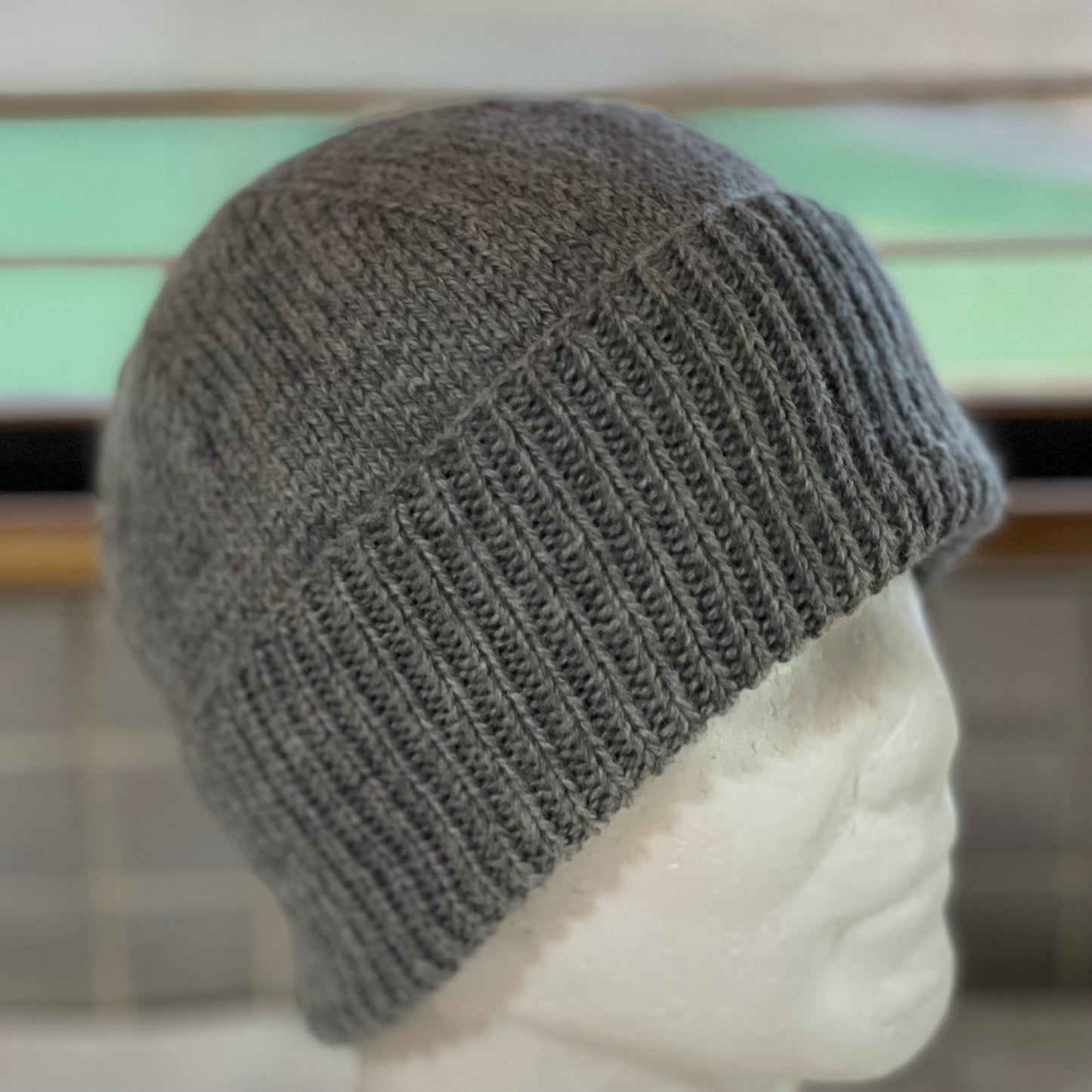 KeepSake Classic Hand Knitted Beanie - Silver