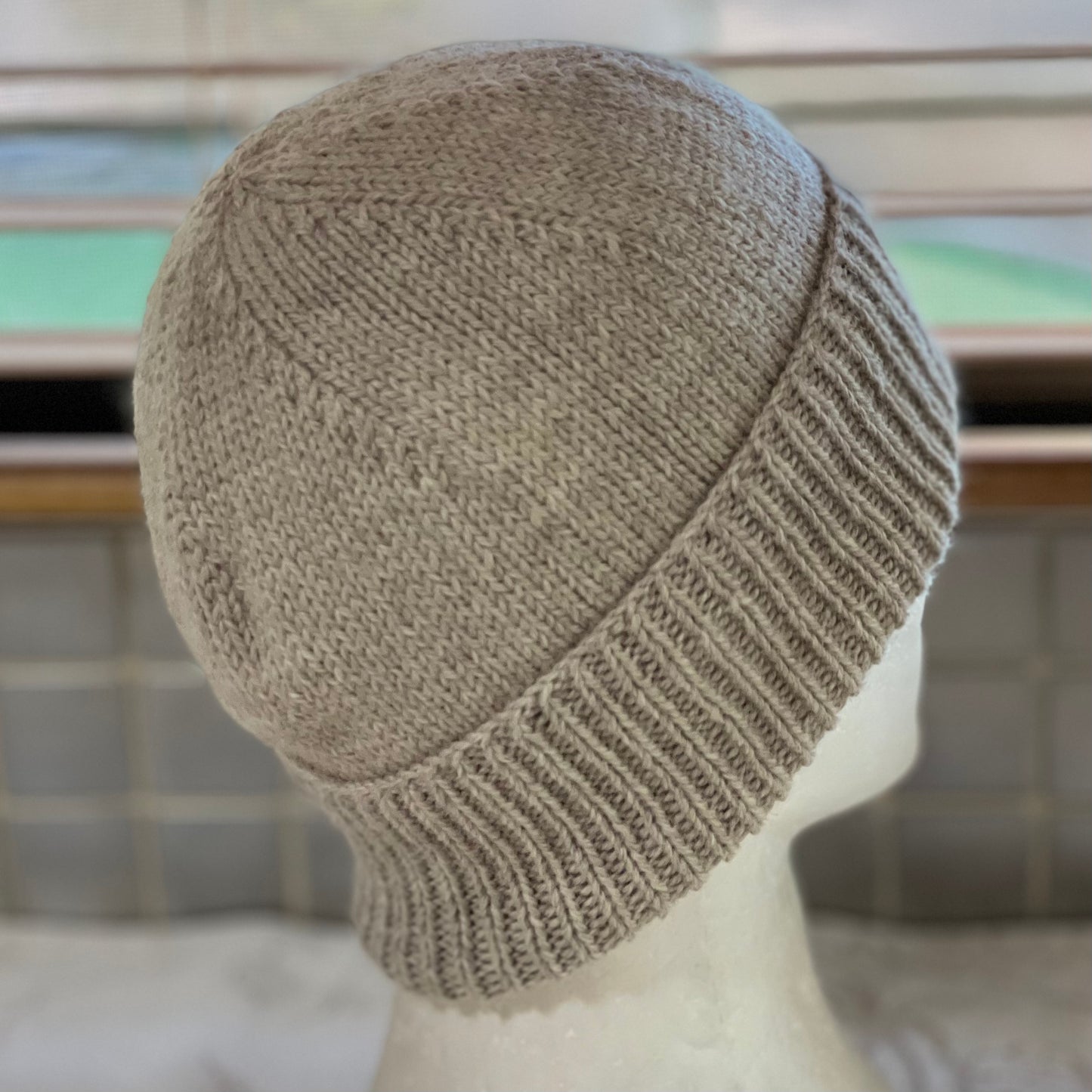KeepSake Classic Hand Knitted Beanie - Mushroom