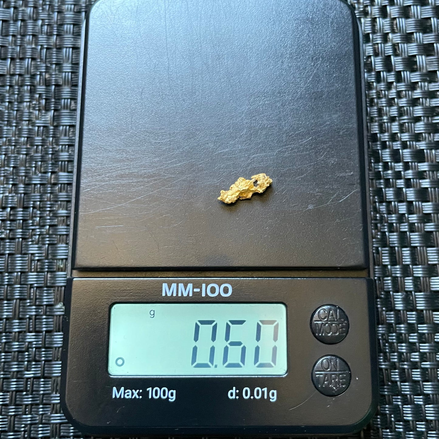 Natural Gold Nugget 0.6 grams