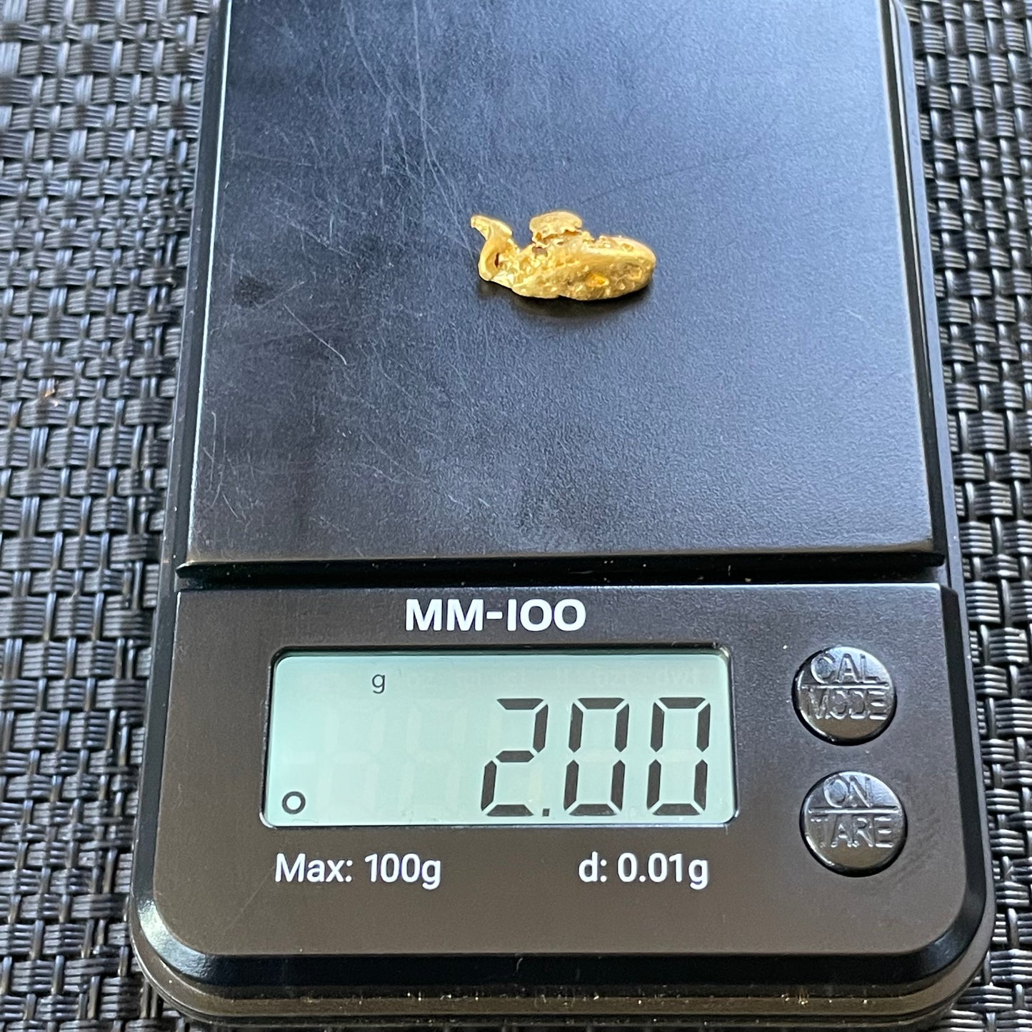 2 Gram Natural Gold Nugget