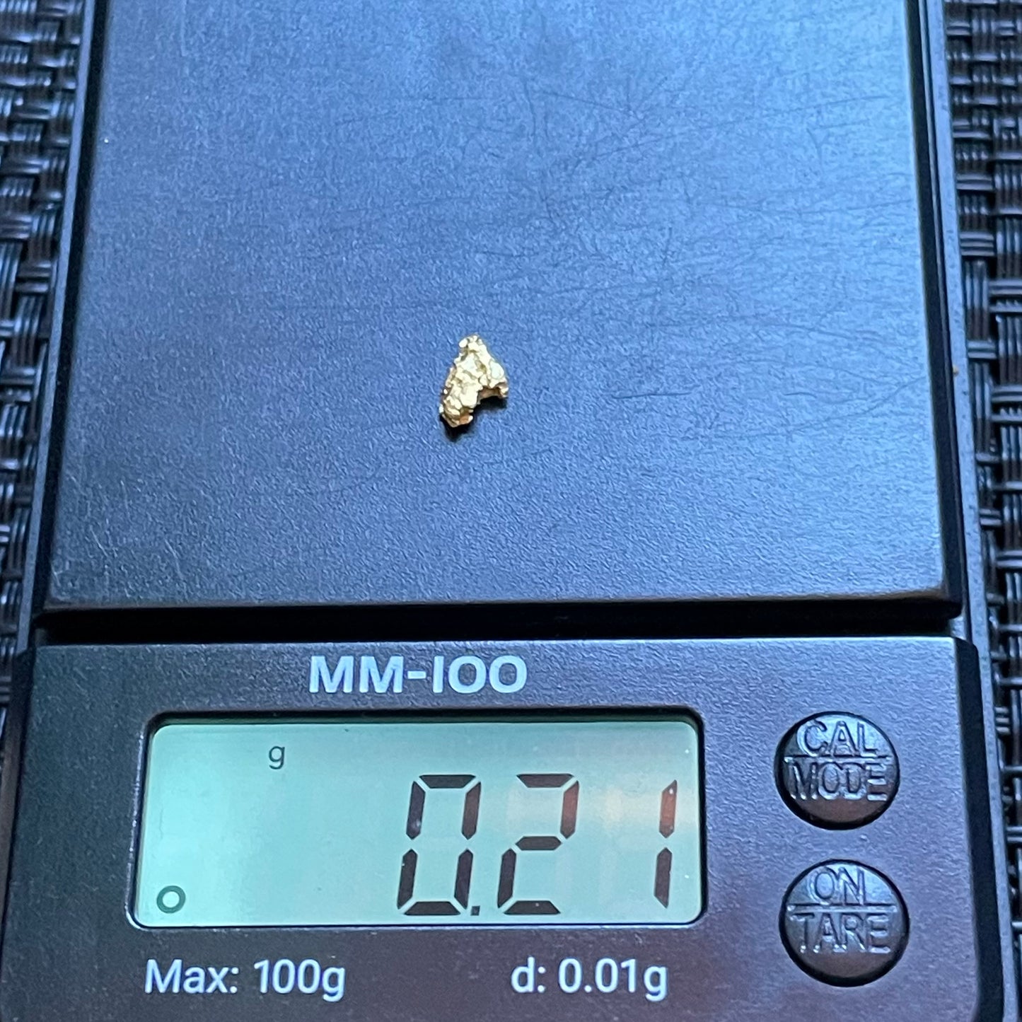 Natural 0.21 gram Hand Prospected West Australian Gold Nugget