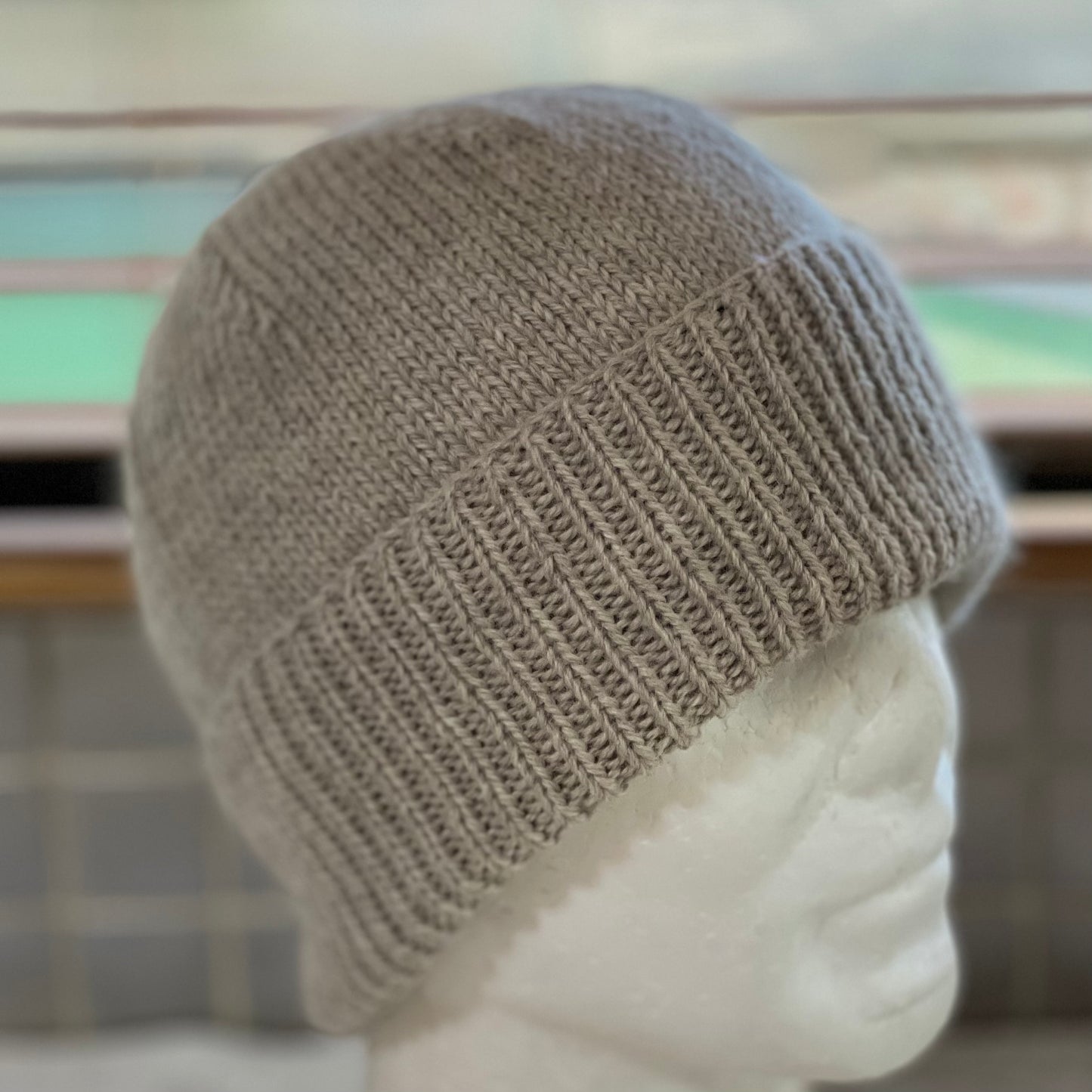 KeepSake Classic Hand Knitted Beanie - Mushroom