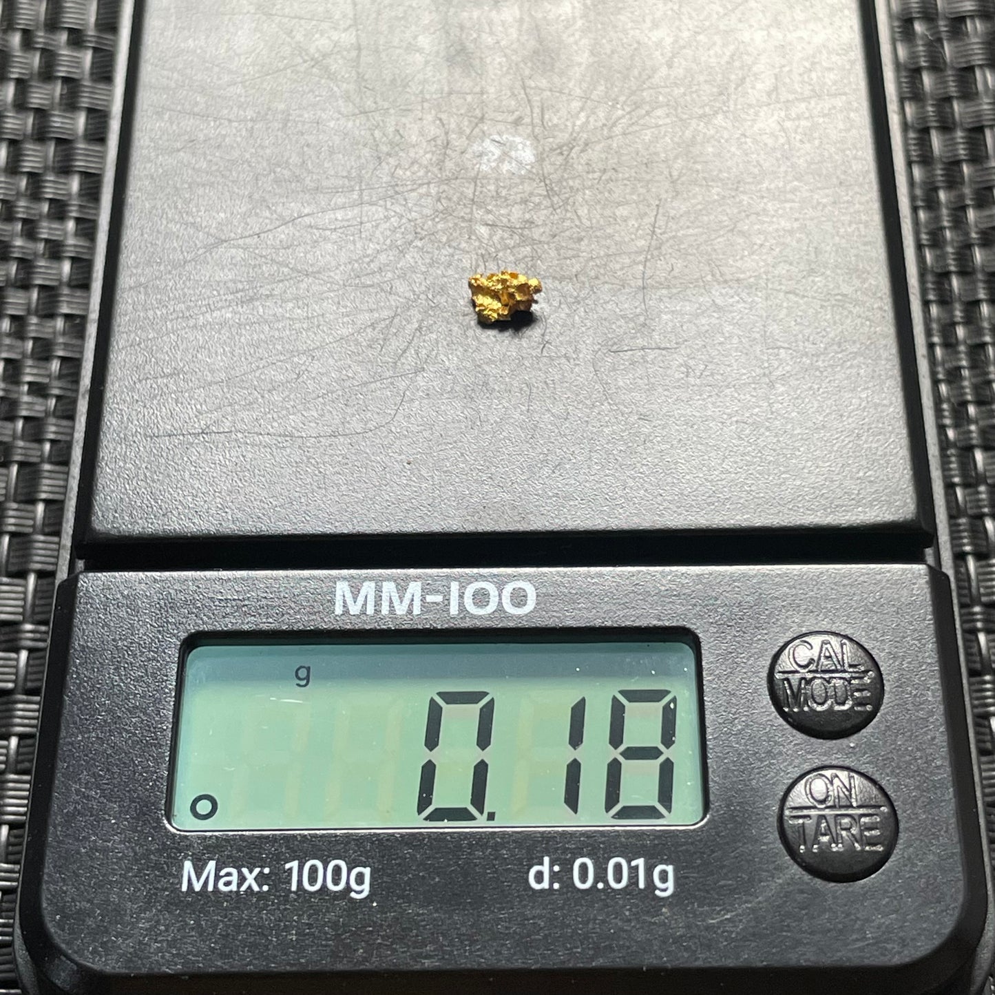 Natural Gold Nugget 0.18 grams