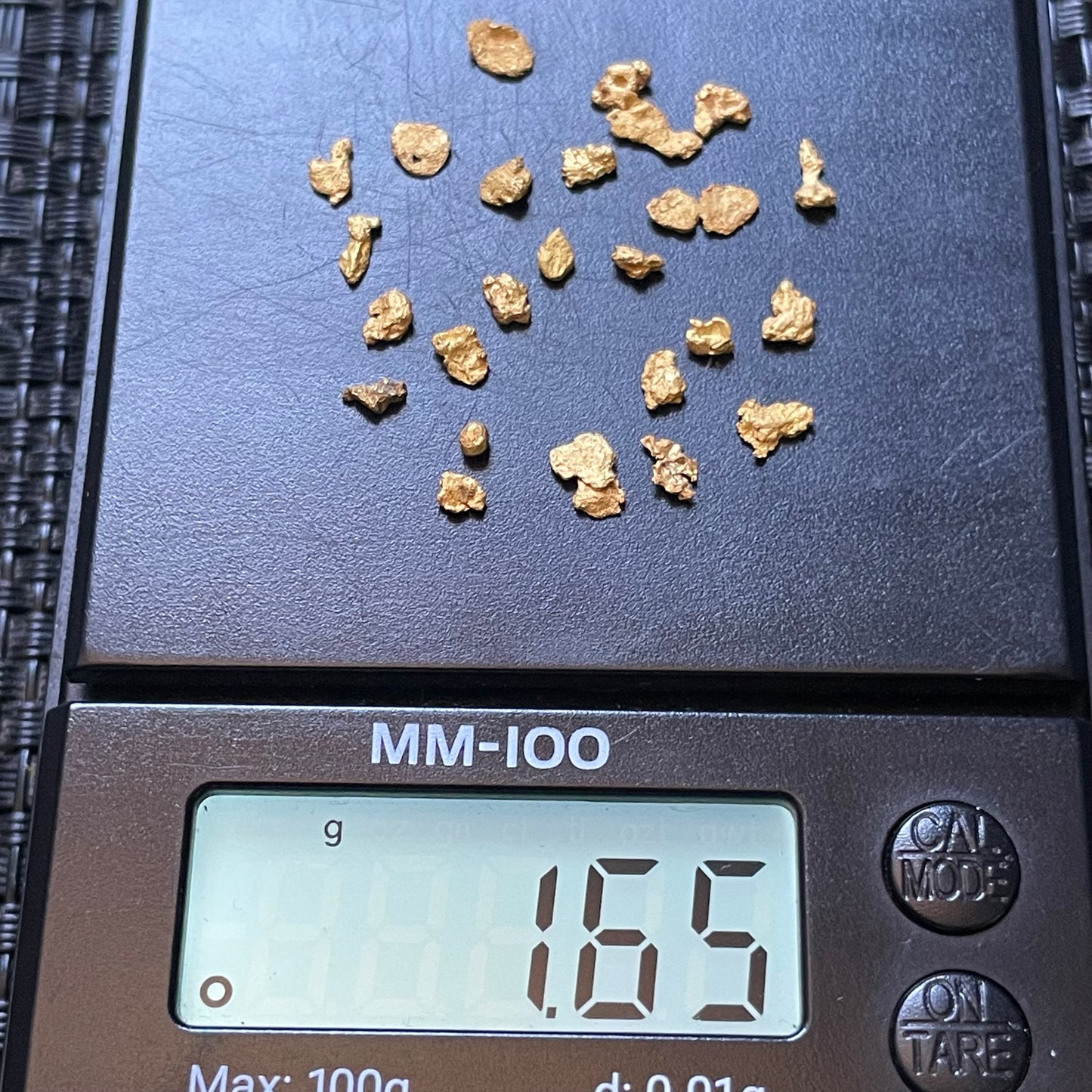 Natural Gold Nuggets 1.65 grams