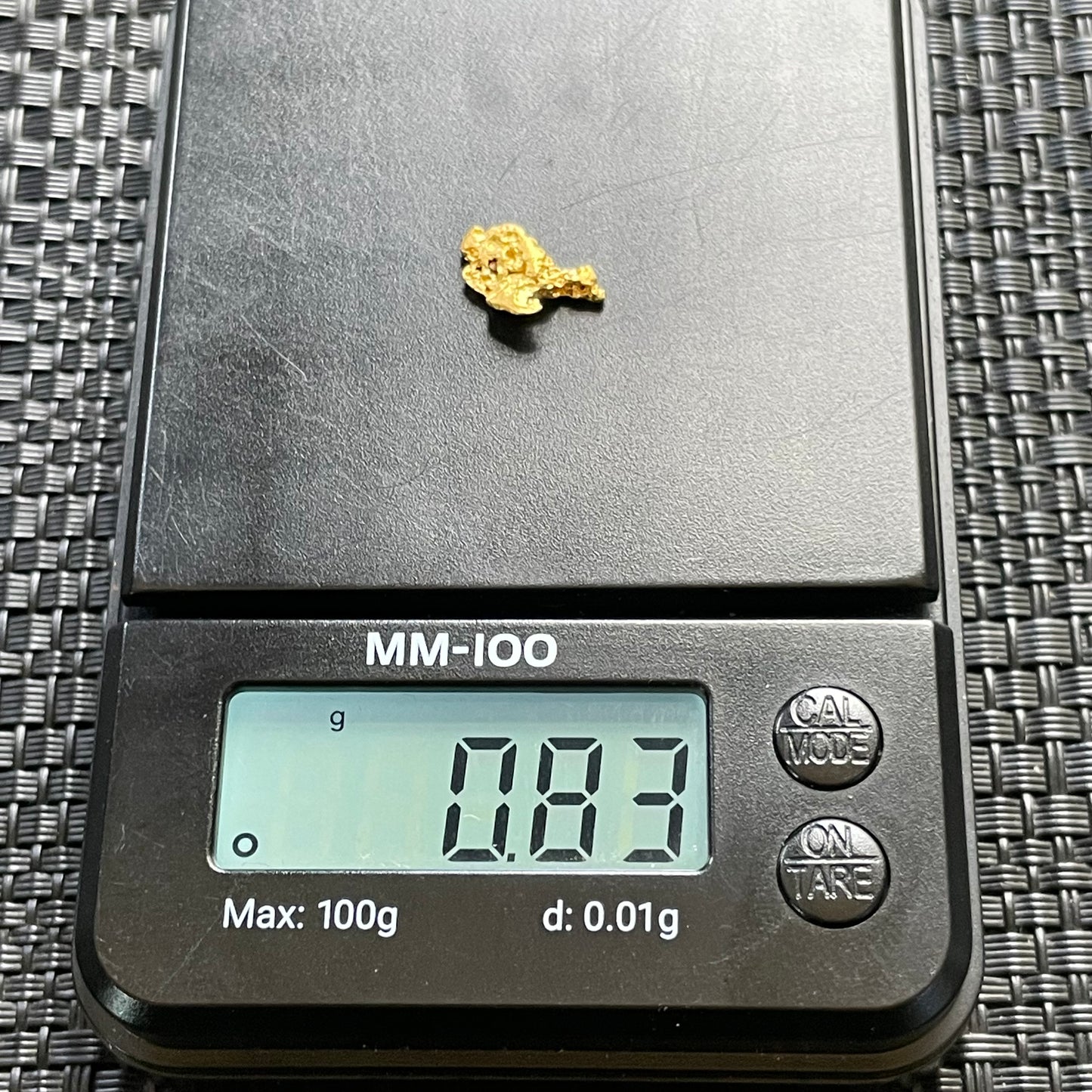 0.83 Gram Natural Gold Nugget