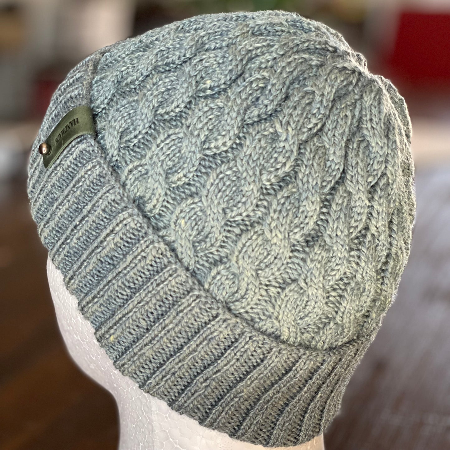 Arcadia Classic Cable Hand Knitted Beanie