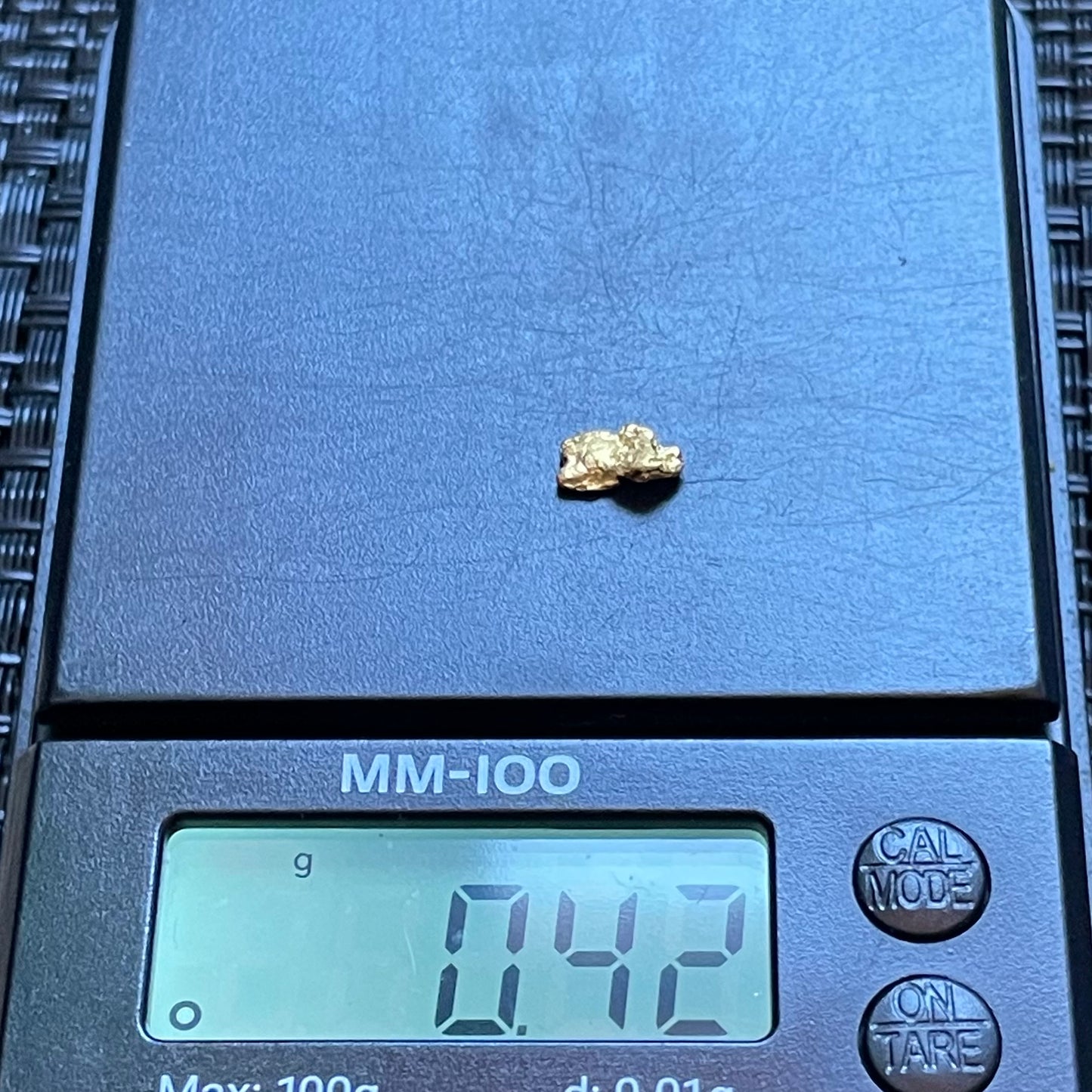Natural 0.42 gram Hand Prospected West Australian Gold Nugget