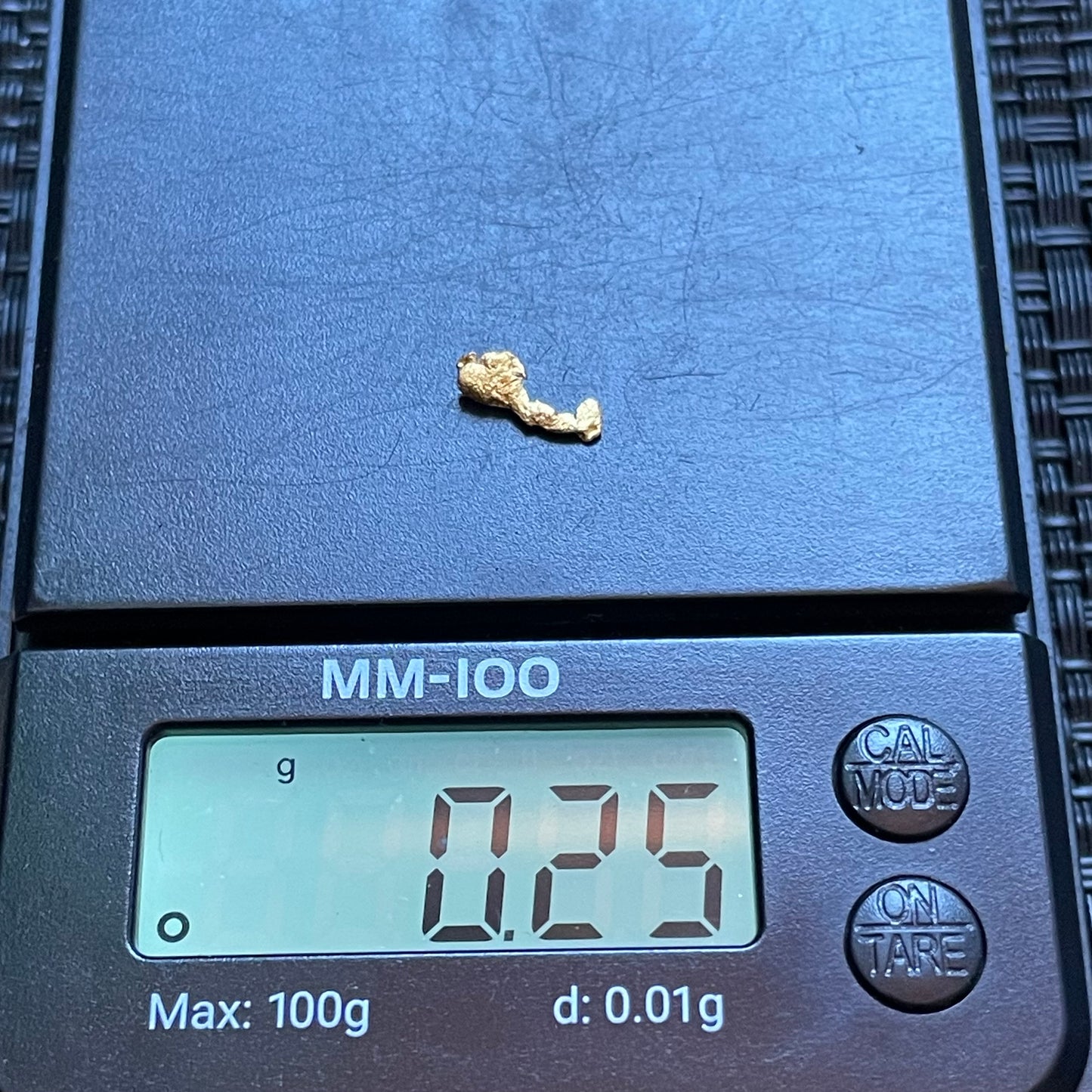 Natural 0.25 gram Hand Prospected West Australian Gold Nugget