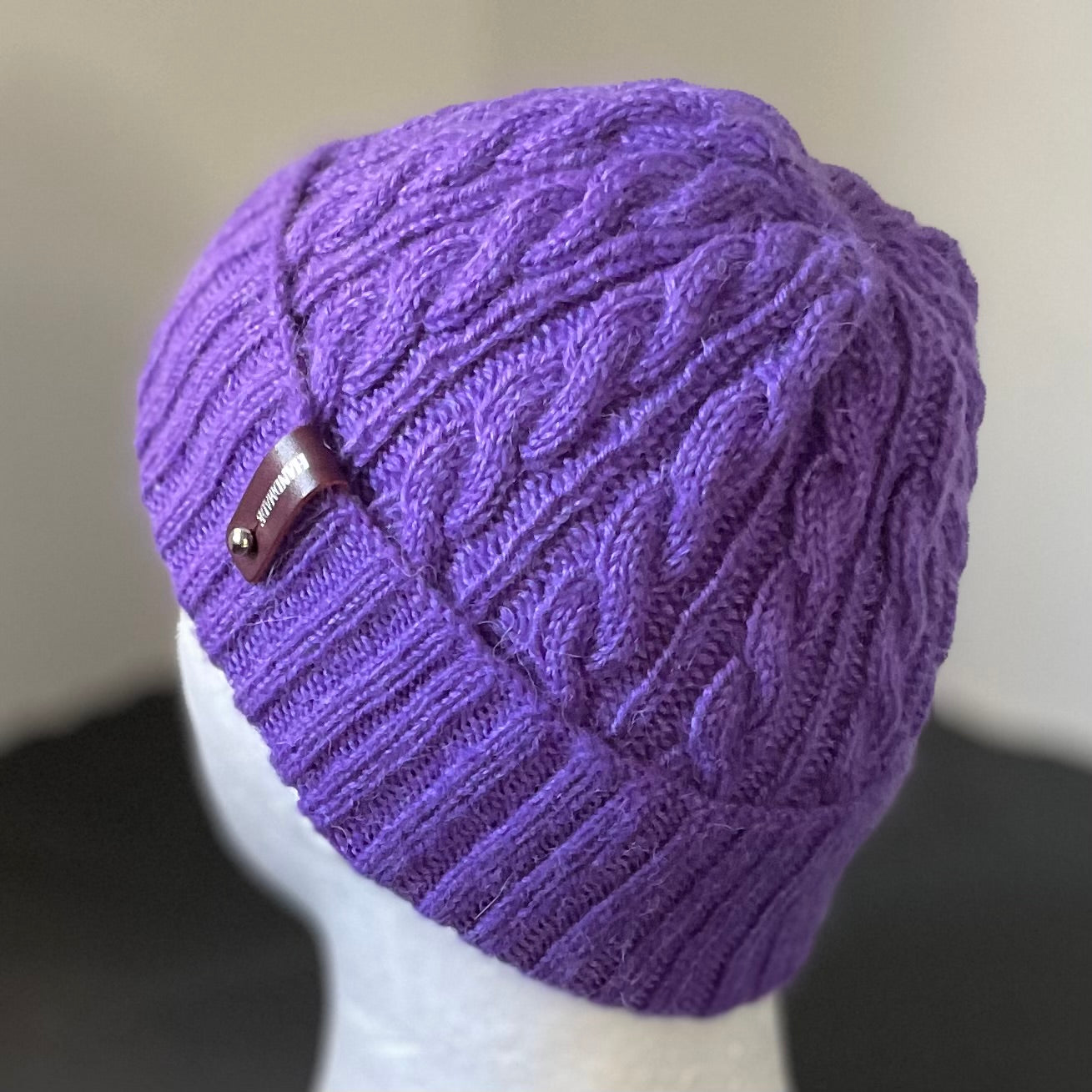 Cosy Comfort Cable Pattern Hand Knitted Beanie