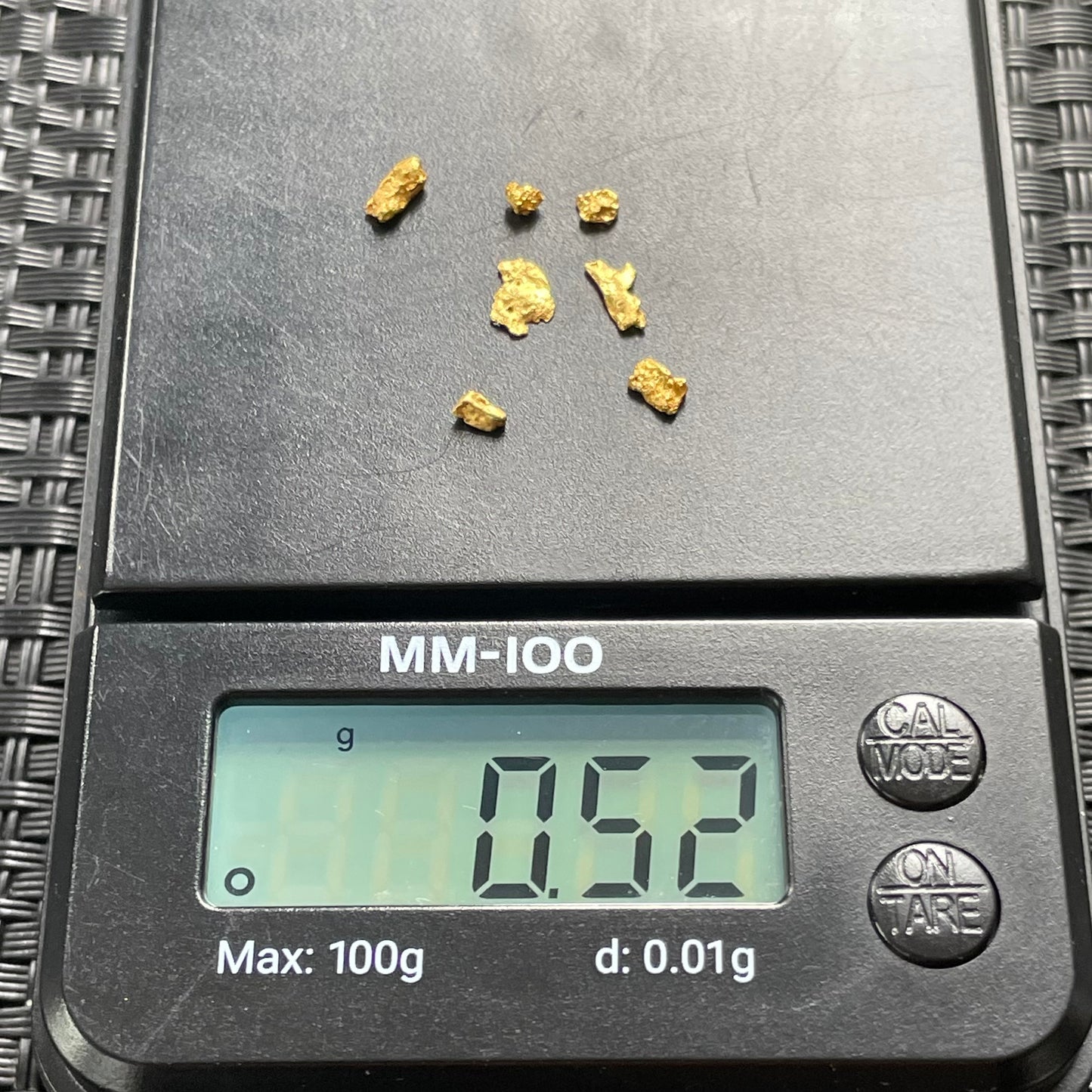 0.52 grams Natural Gold Nuggets