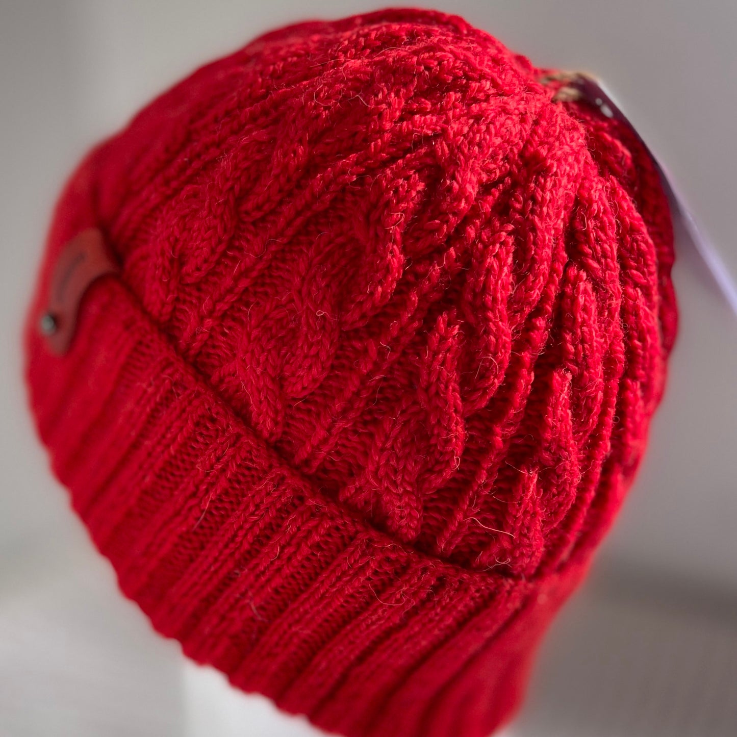 Arcadia Cable Pattern Hand Knitted Beanie