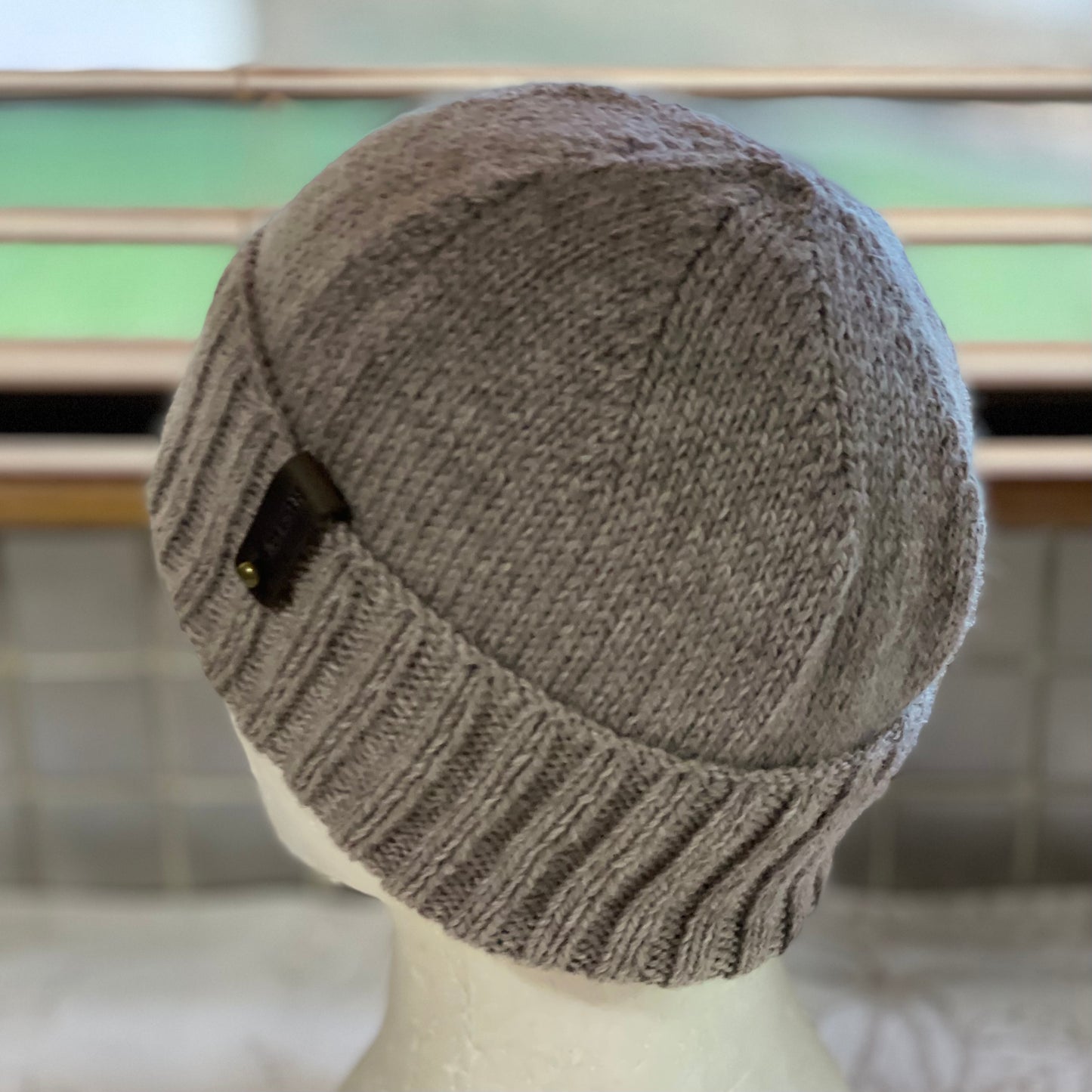 KeepSake Classic Knit Handmade Beanie - Swiss Brown