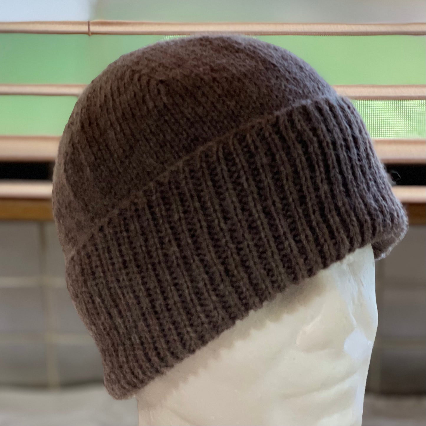 KeepSake Classic Hand Knitted Beanie - Wood