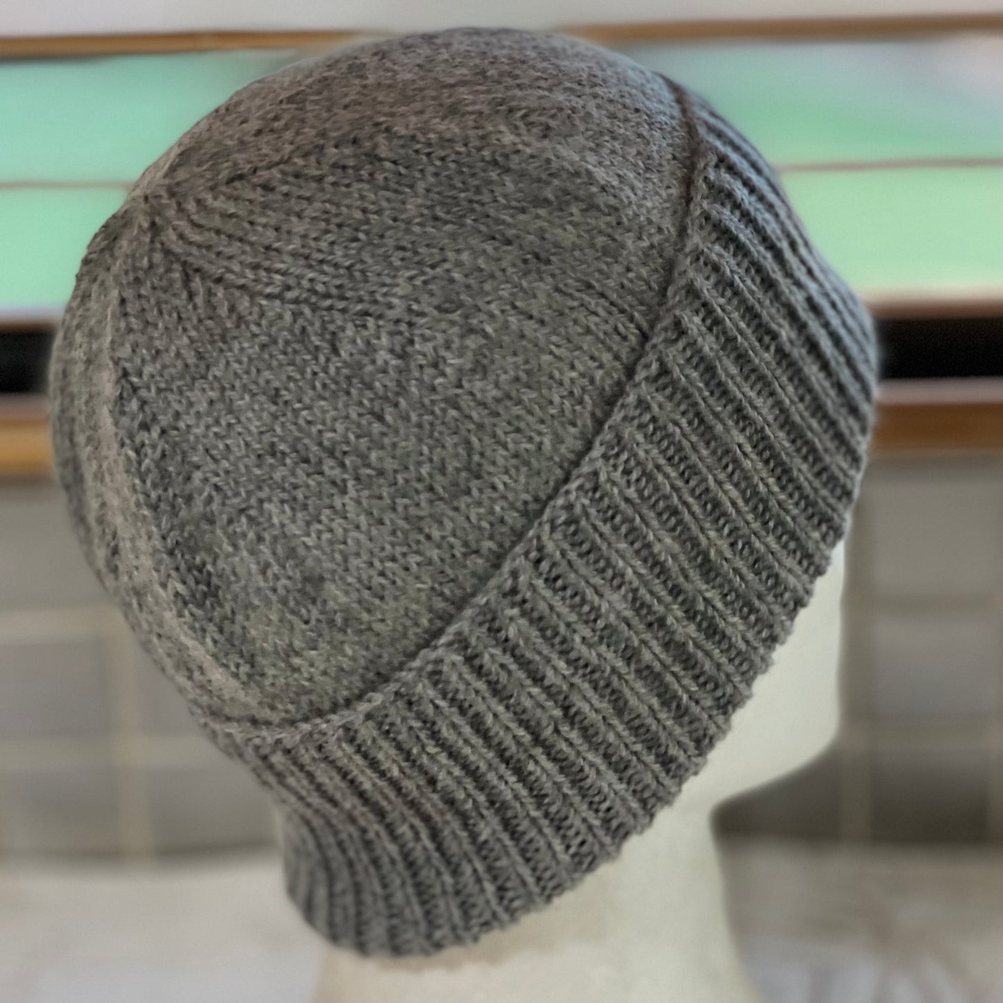KeepSake Classic Hand Knitted Beanie - Silver