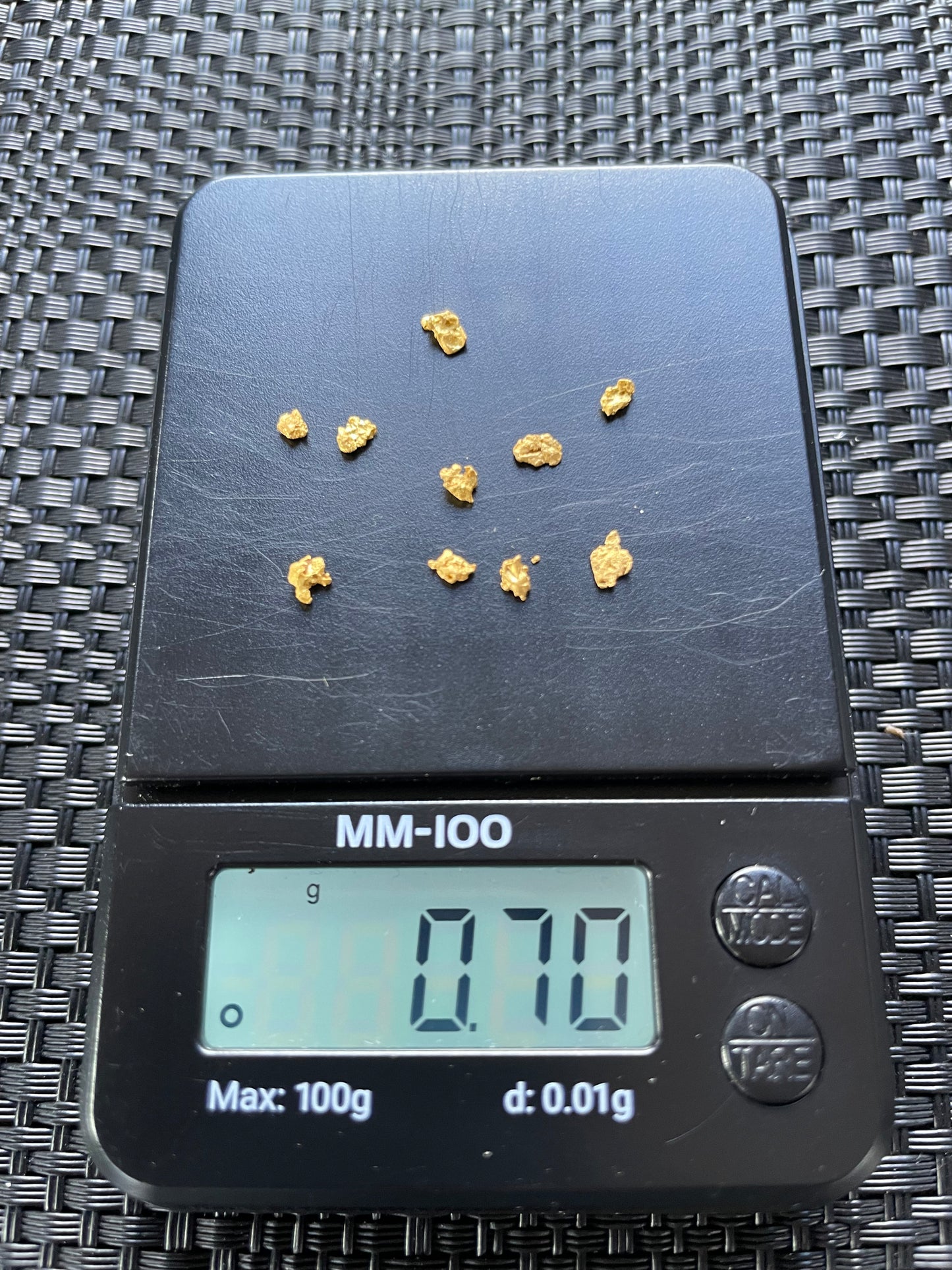0.7 Gram Natural Gold Nuggets