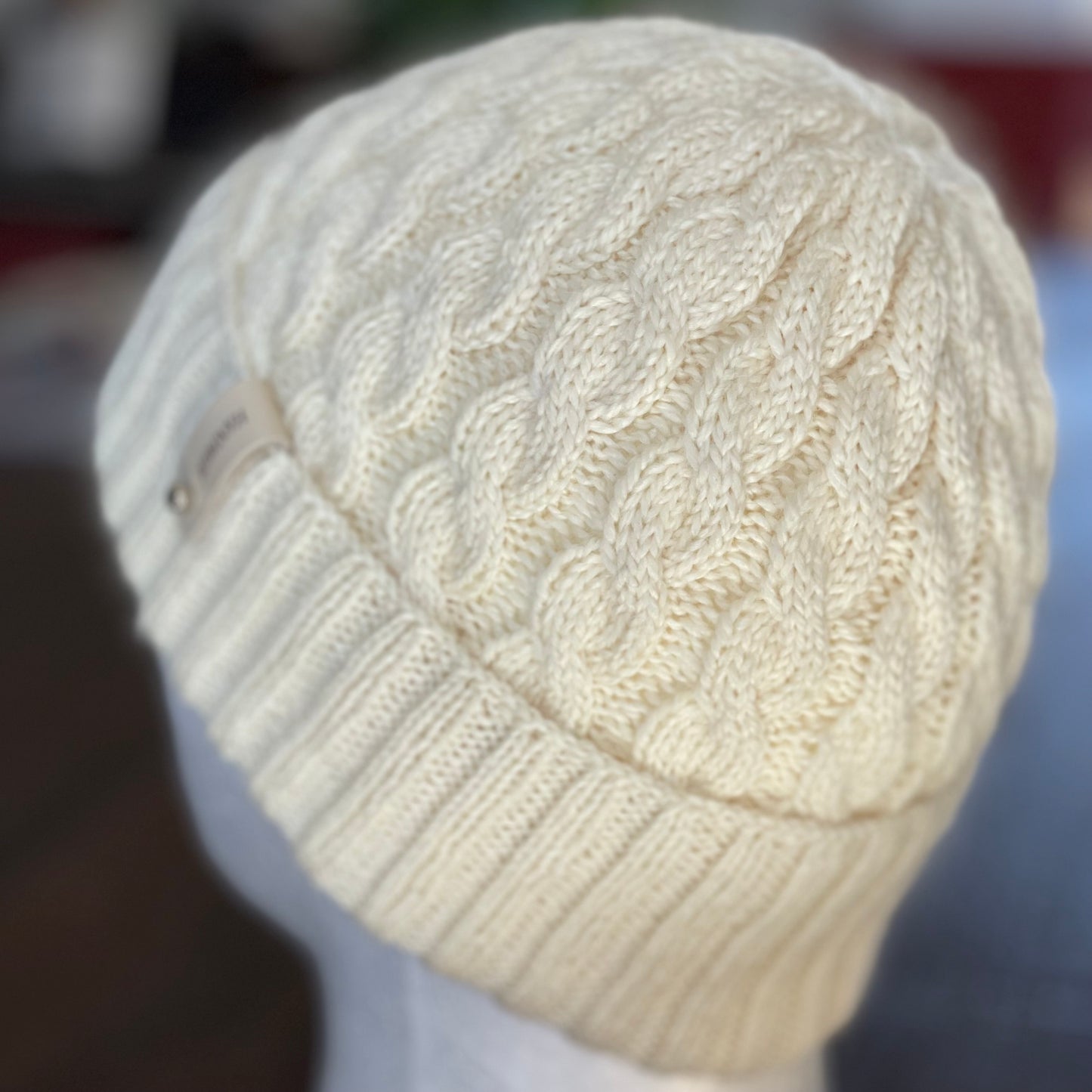 Arcadia Classic Cable Hand Knitted Beanie