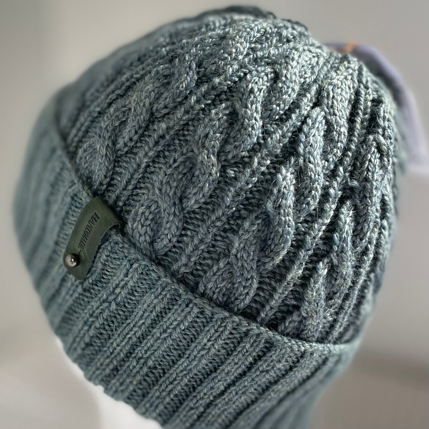Arcadia Cable Pattern Hand Knitted Beanie