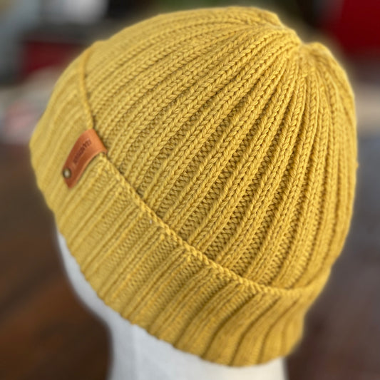 Dreamtime Classic Rib Australian Merino Hand knitted Beanie