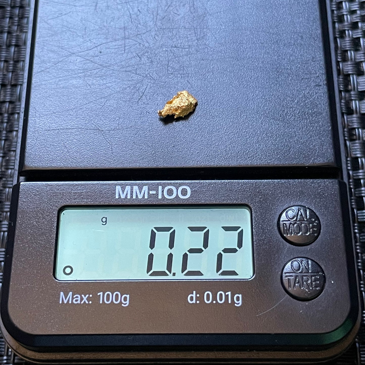 Natural Gold Nugget 0.22 grams