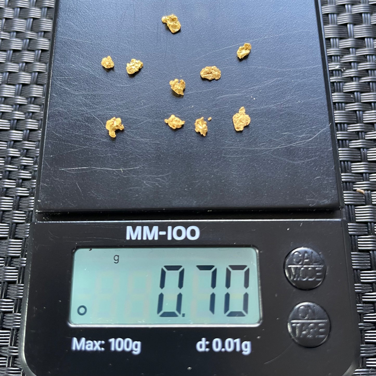 0.7 Gram Natural Gold Nuggets