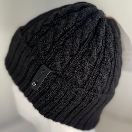 Nord Cable Pattern Hand Knitted Beanie