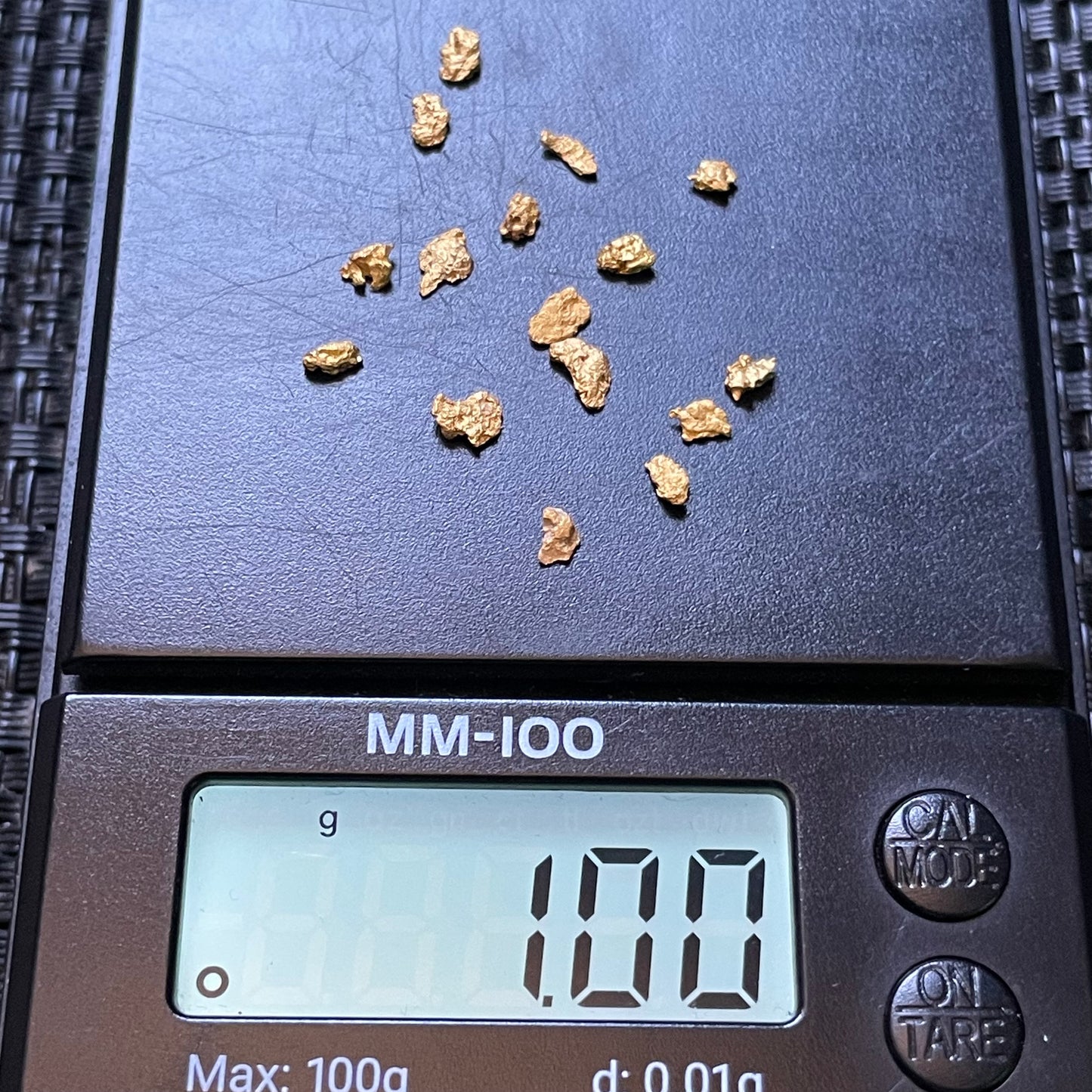 Natural Gold Nuggets 1.0 grams