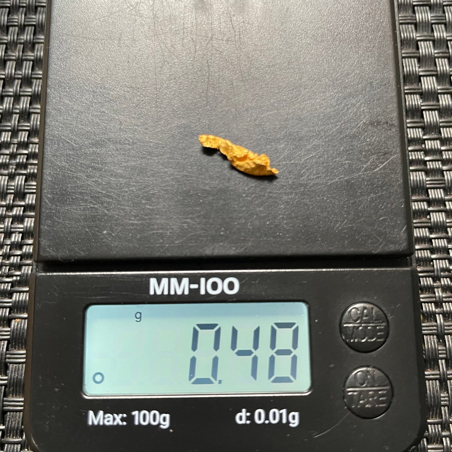 Natural Gold Nugget 0.48 grams