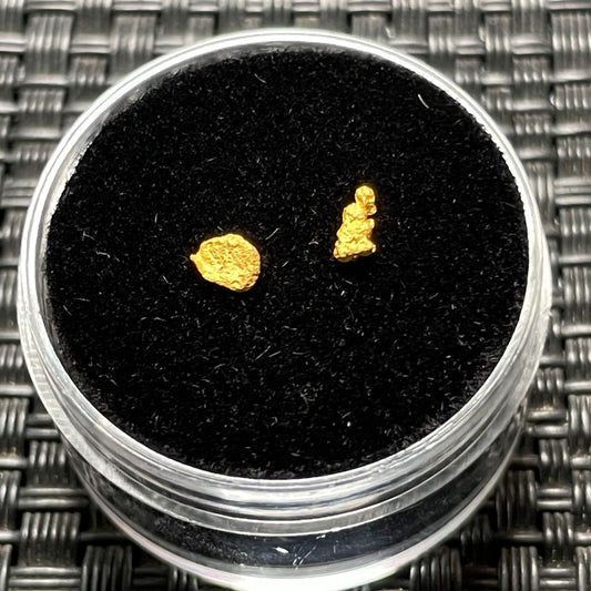Natural Gold Nuggets 0.13 grams