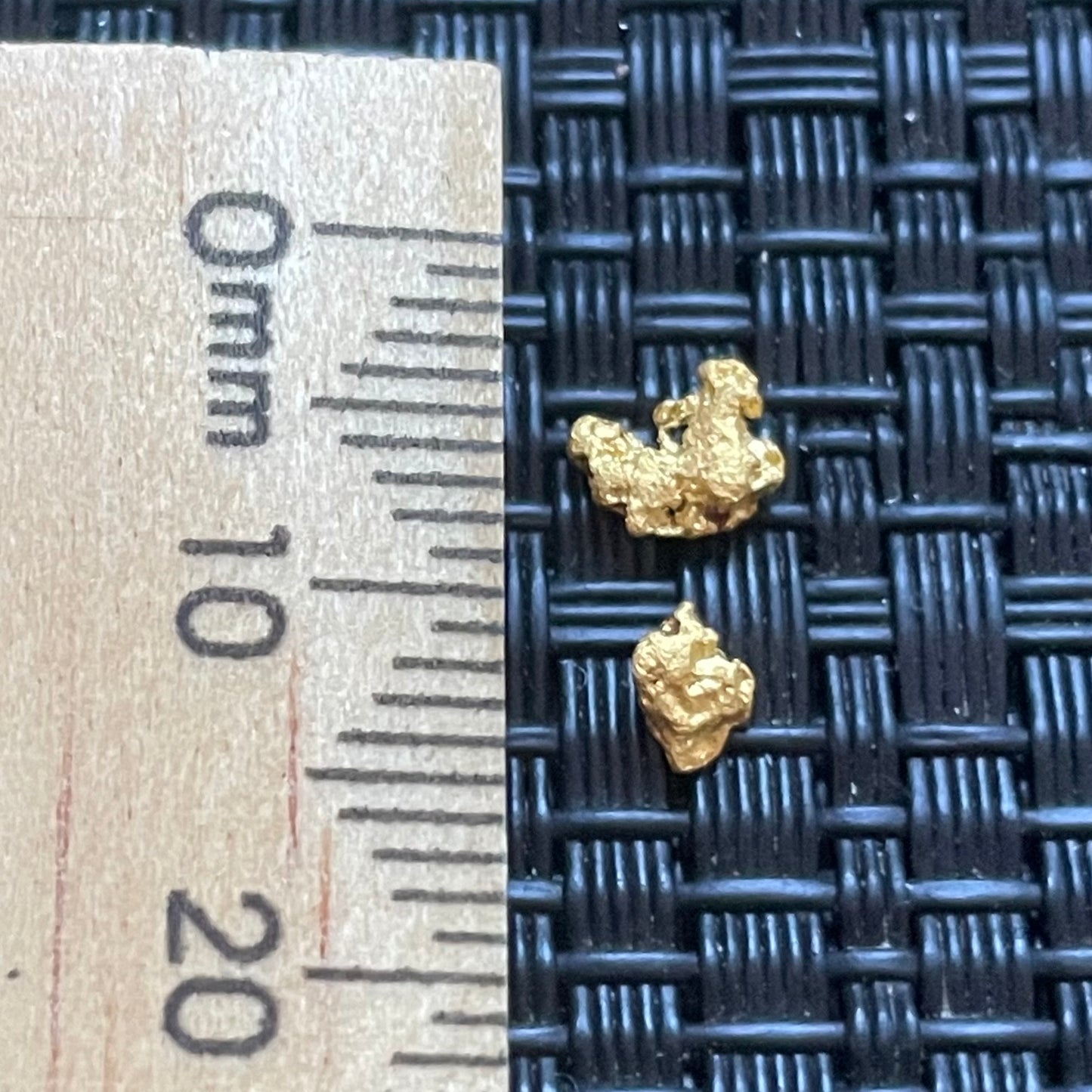 Natural 0.39 gram Hand Prospected West Australian Gold Nuggets