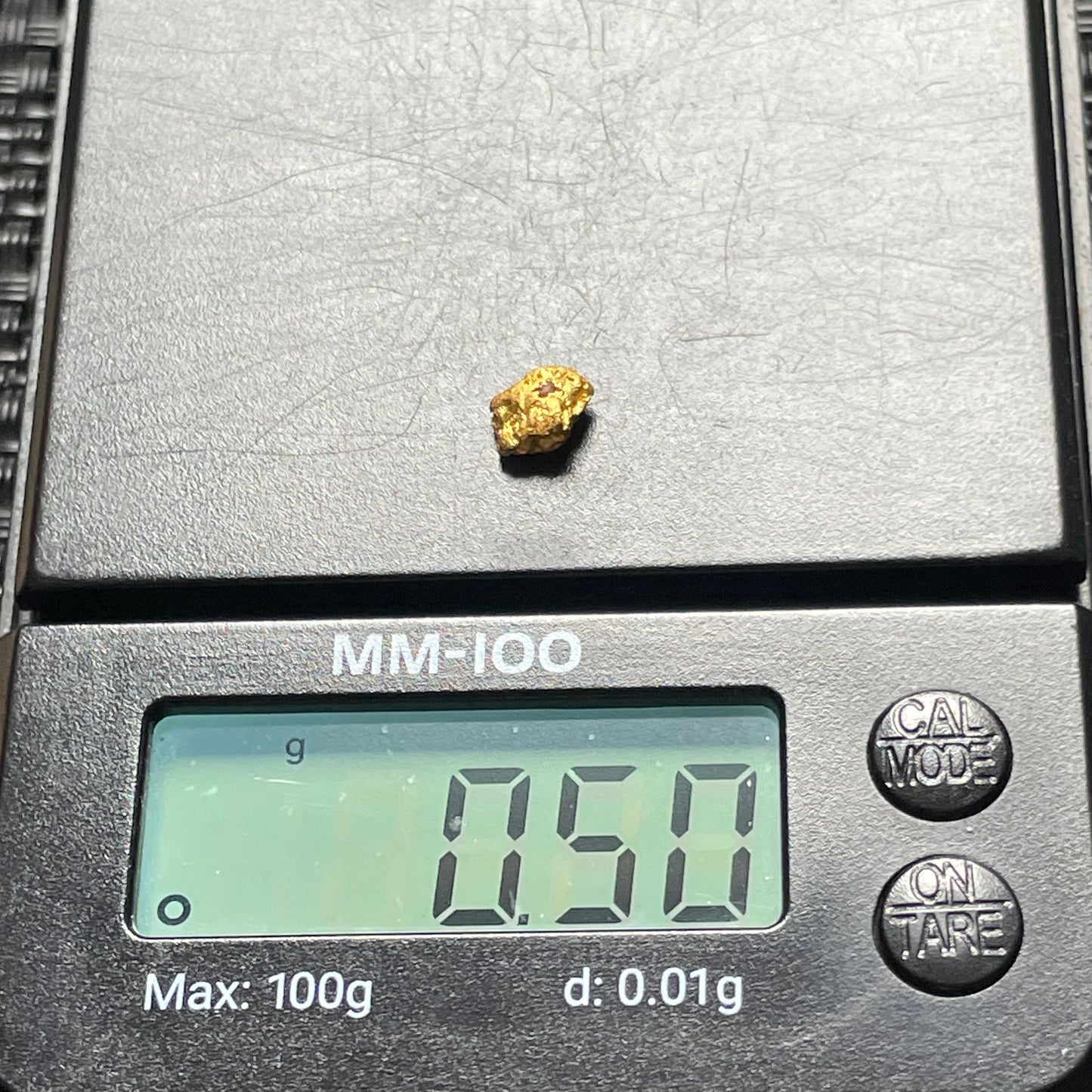 Natural 0.50 gram Hand Prospected West Australian Gold Nugget