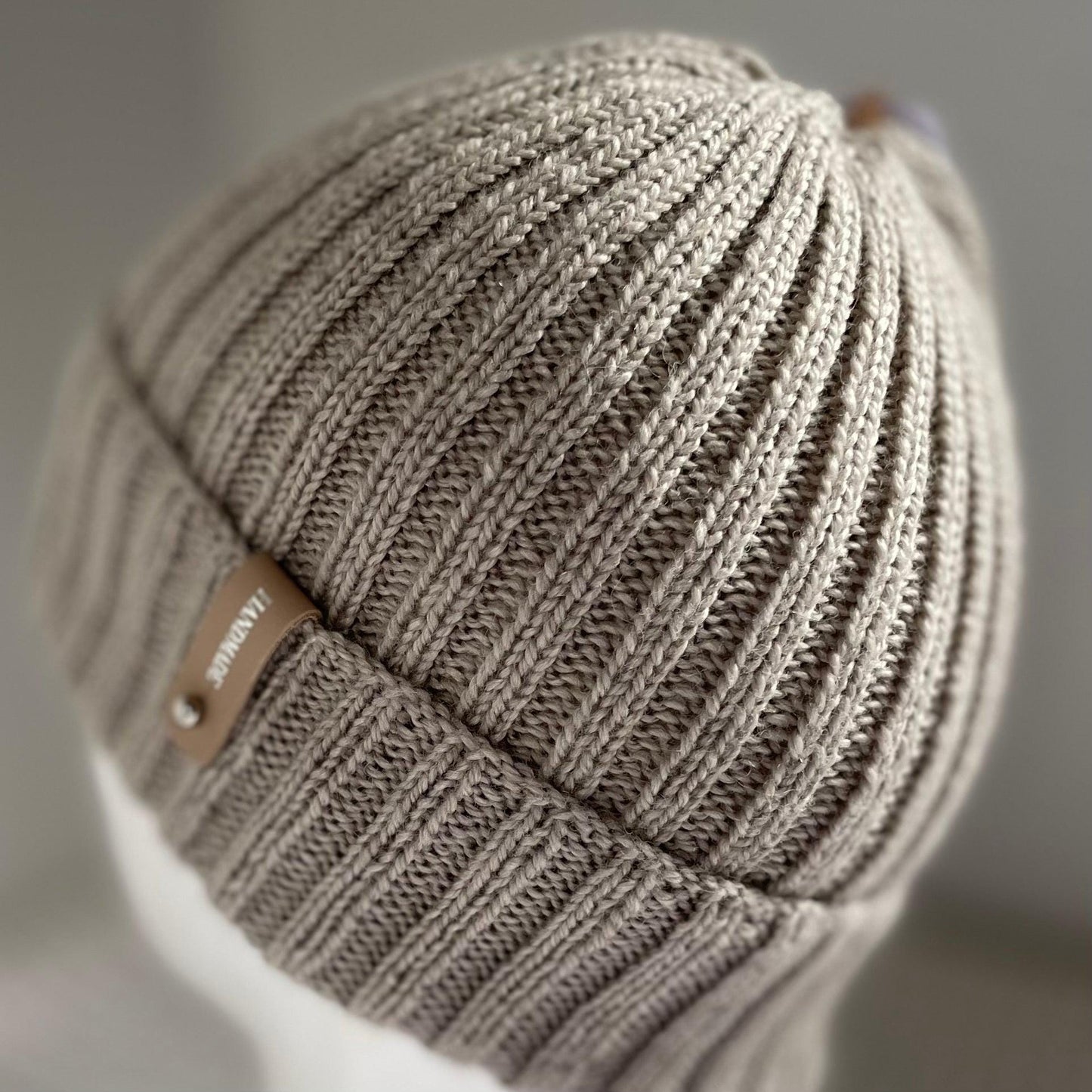 Arcadia Classic Rib Hand Knitted Beanie