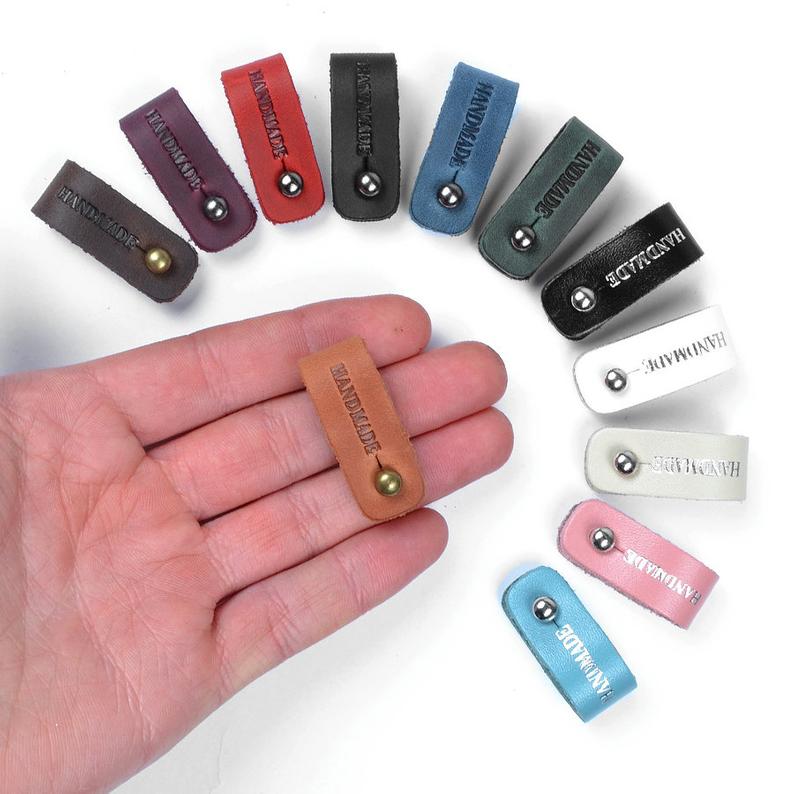 Handmade Leather Tags