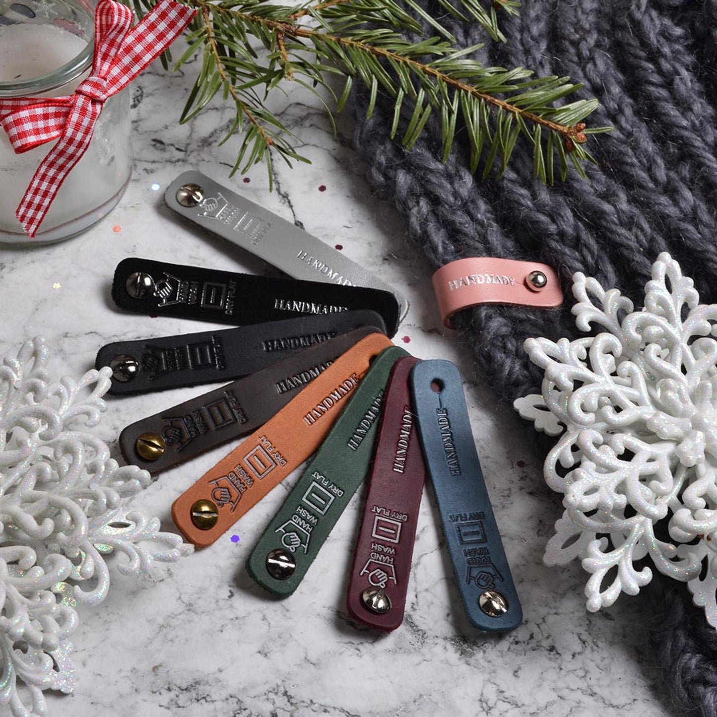 Handmade Leather Tags