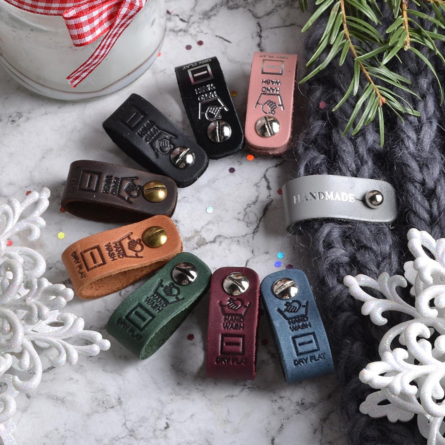 Handmade Leather Tags