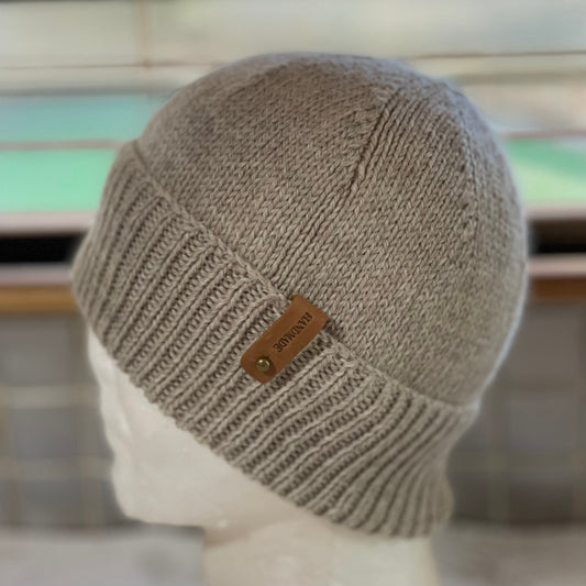 KeepSake Classic Hand Knitted Beanie - Mushroom