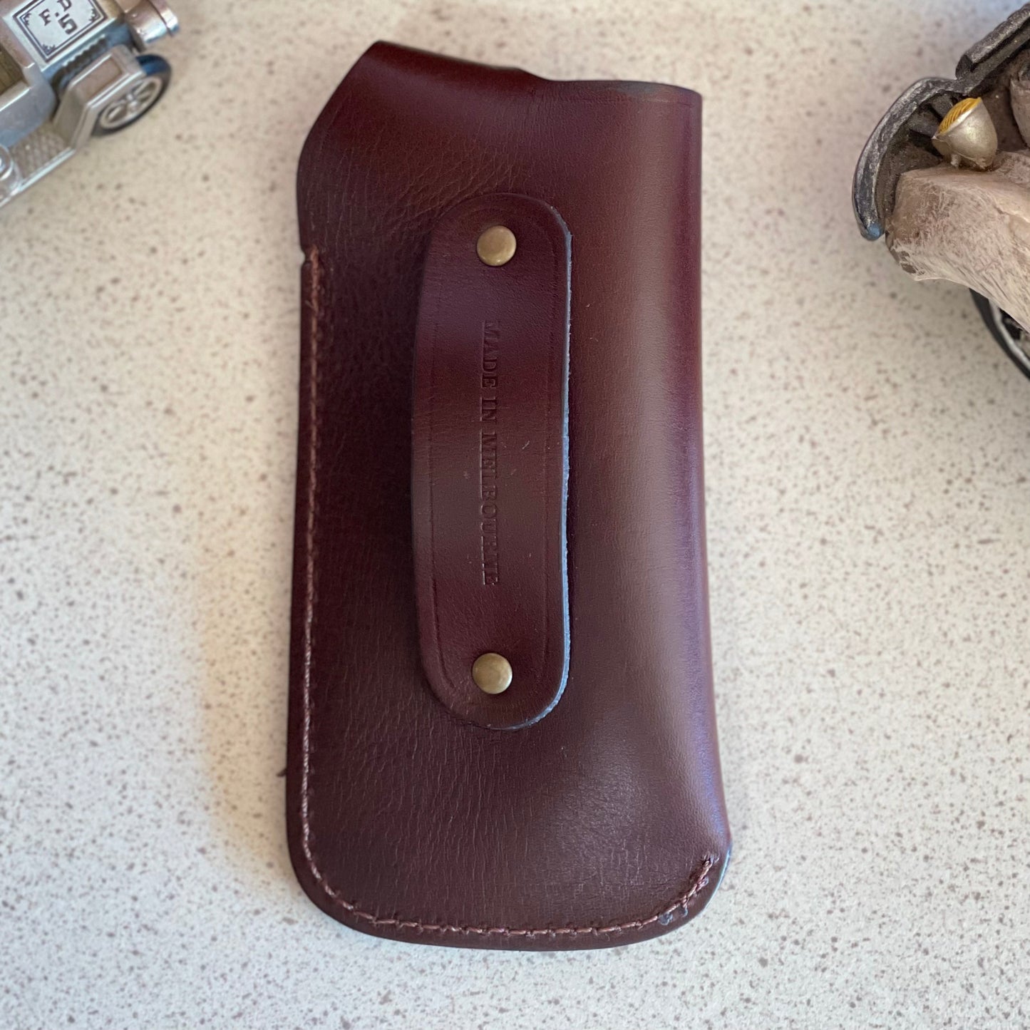 Hand Crafted Leather Glasses Pouch