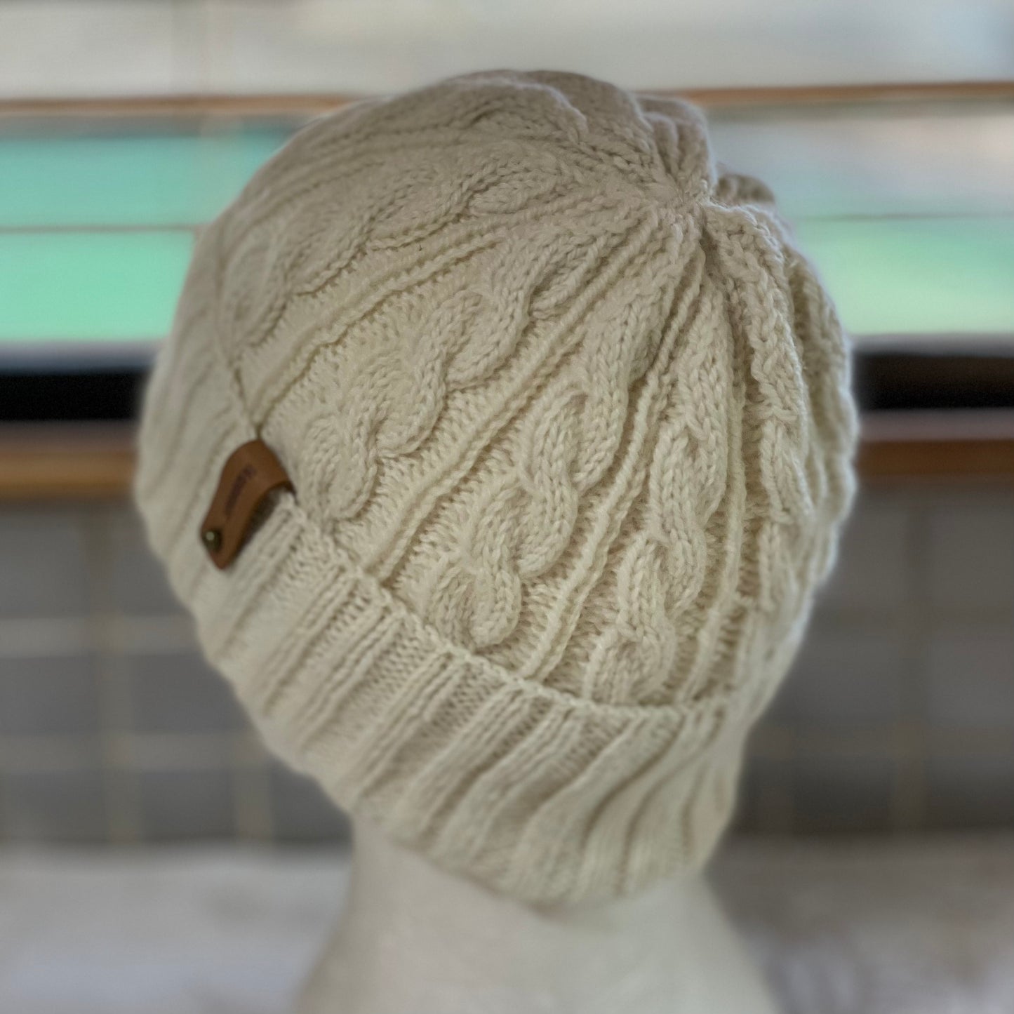 KeepSake Cable Pattern Hand Knitted Beanie