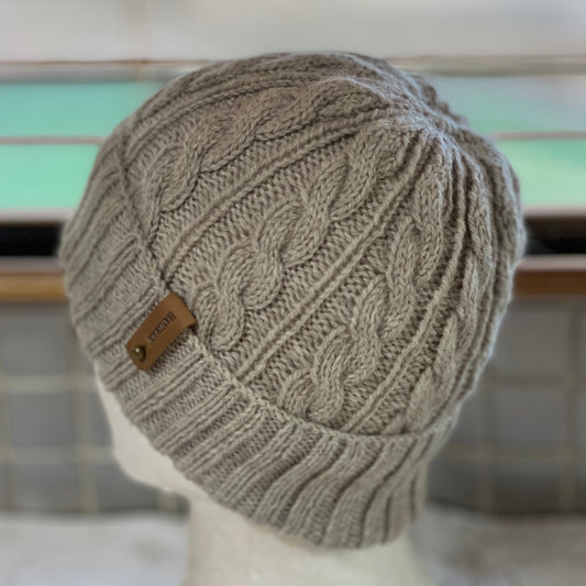 KeepSake Cable Pattern Hand Knitted Beanie