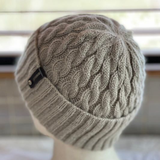 Cosy Comfort Classic Cable Hand Knitted Beanie